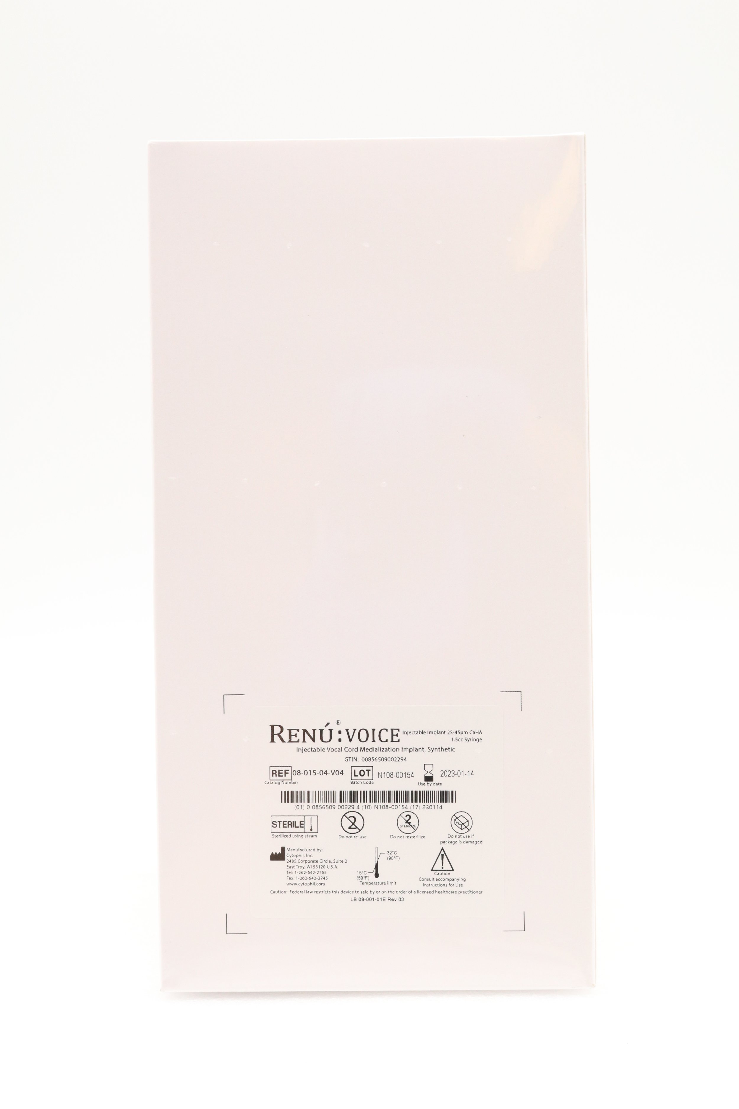 Cytophil | 08-015-04-V04 | EXPIRED | BOX OF 1 | Calcium Hydroxylapatite Injectable Implant