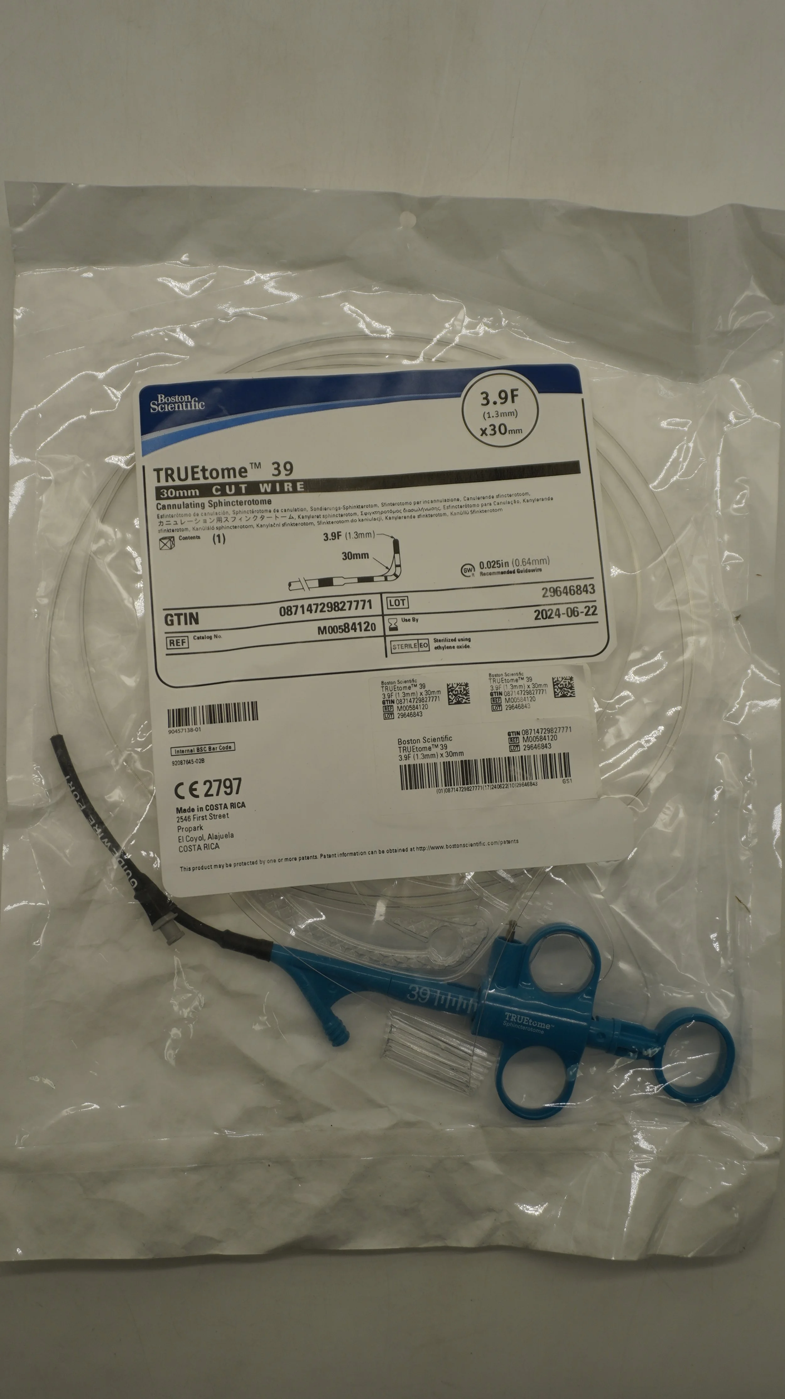 Boston Scientific | 8412 | EXPIRED | EACHES | M00584120 TRUEtome 30mm CUT WIRE