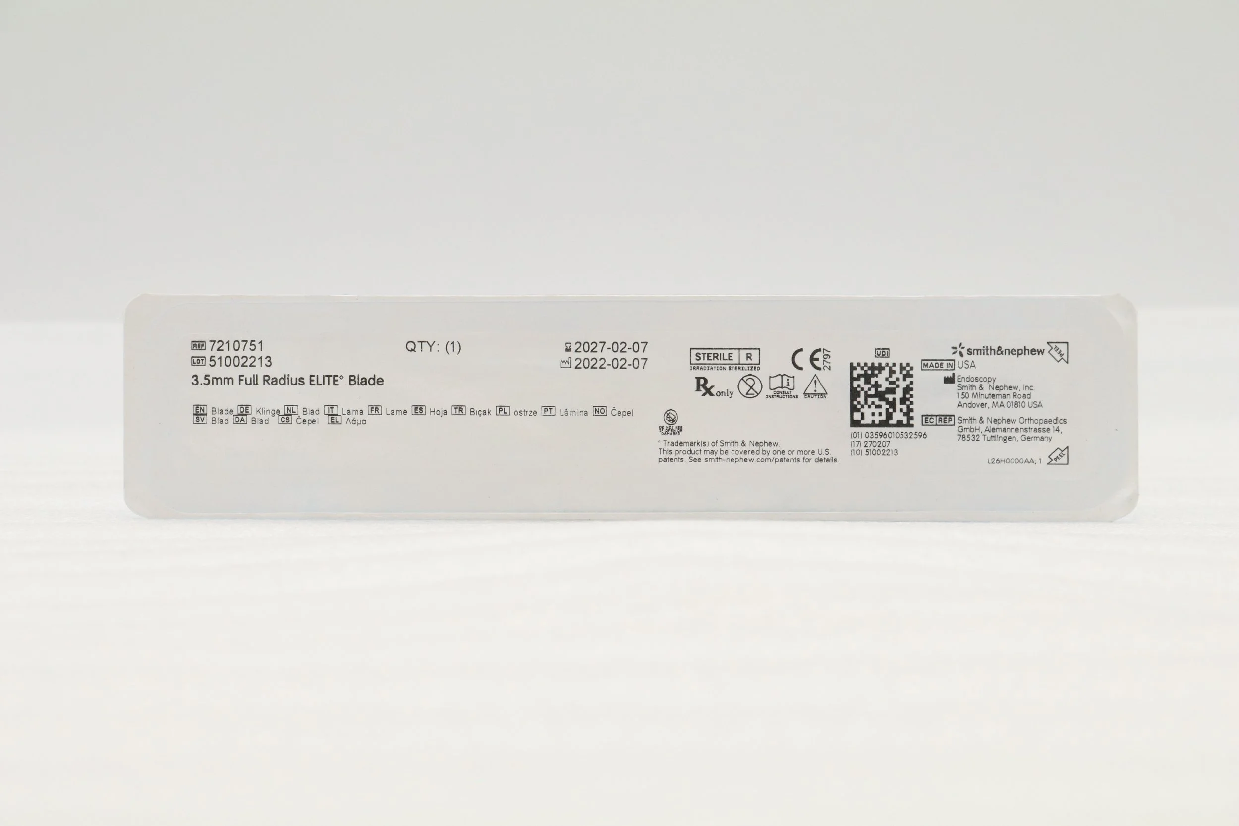 SMITH & NEPHEW | 72200081 | EXPIRED | EACHES | DYONICS 5.5MM INCISOR PLUS ELITE BLADE