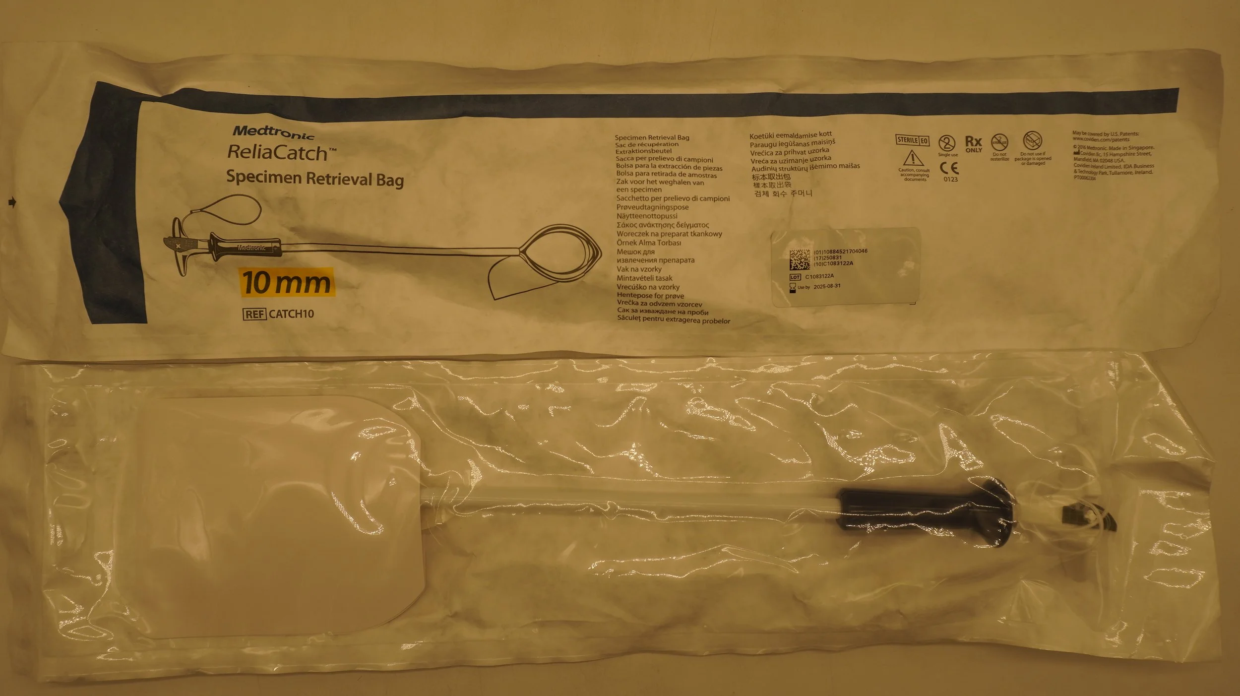 Medtronic | CATCH10 | EACHES | ReliaCatch Specimen Retrieval Bag