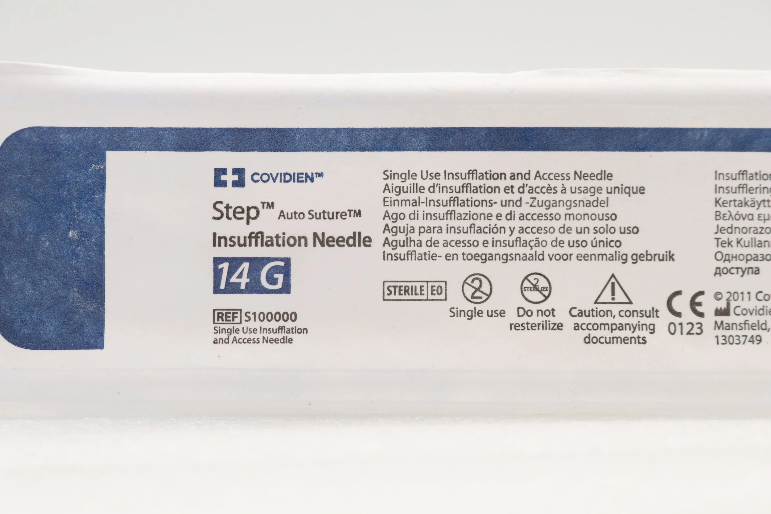 COVIDIEN | S100000 | EACHES | Step Auto Suture Insufflation Needle