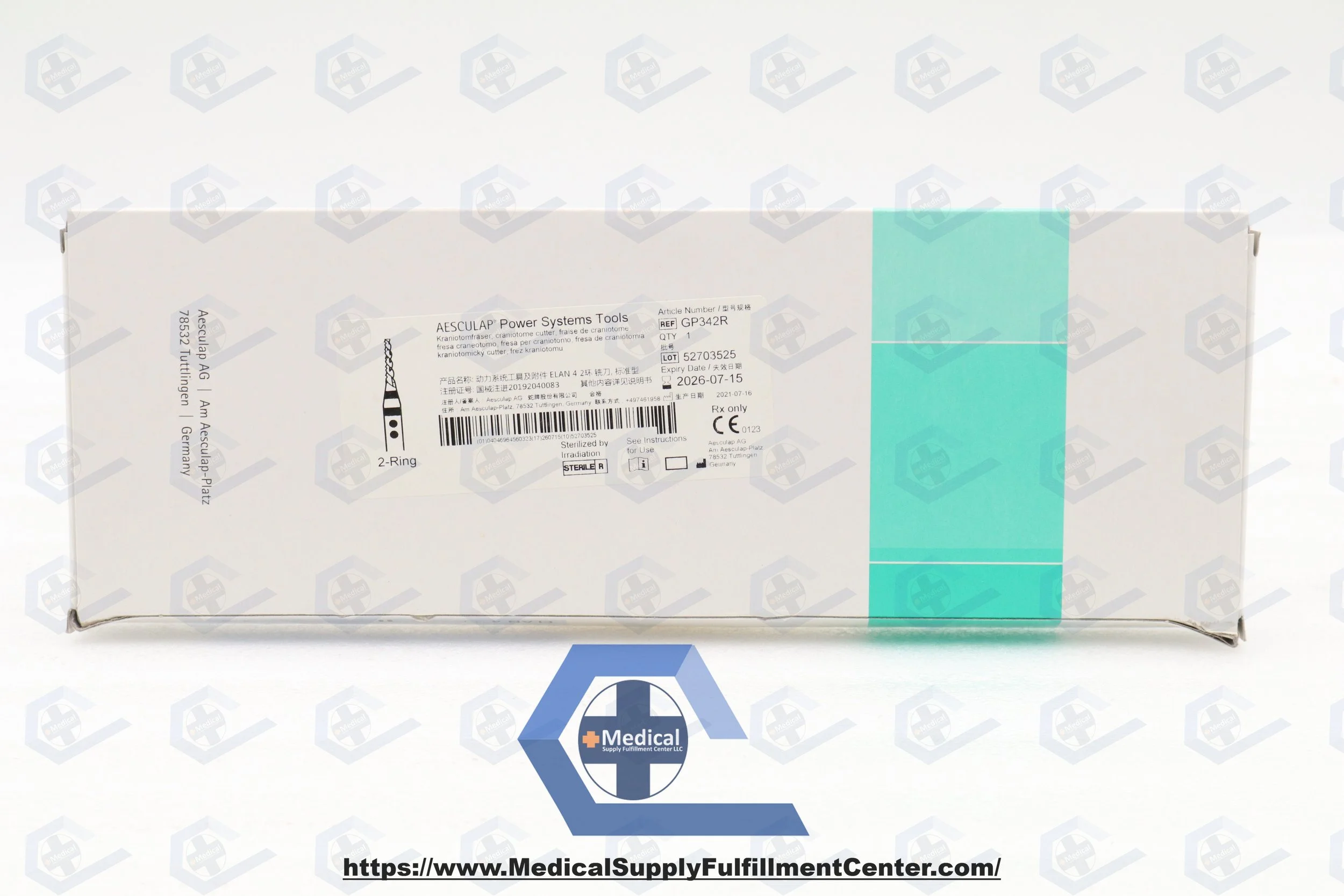 AESCULAP | GP342R | IN-DATE | EACHES | ELAN 4 Burr 2-Ring