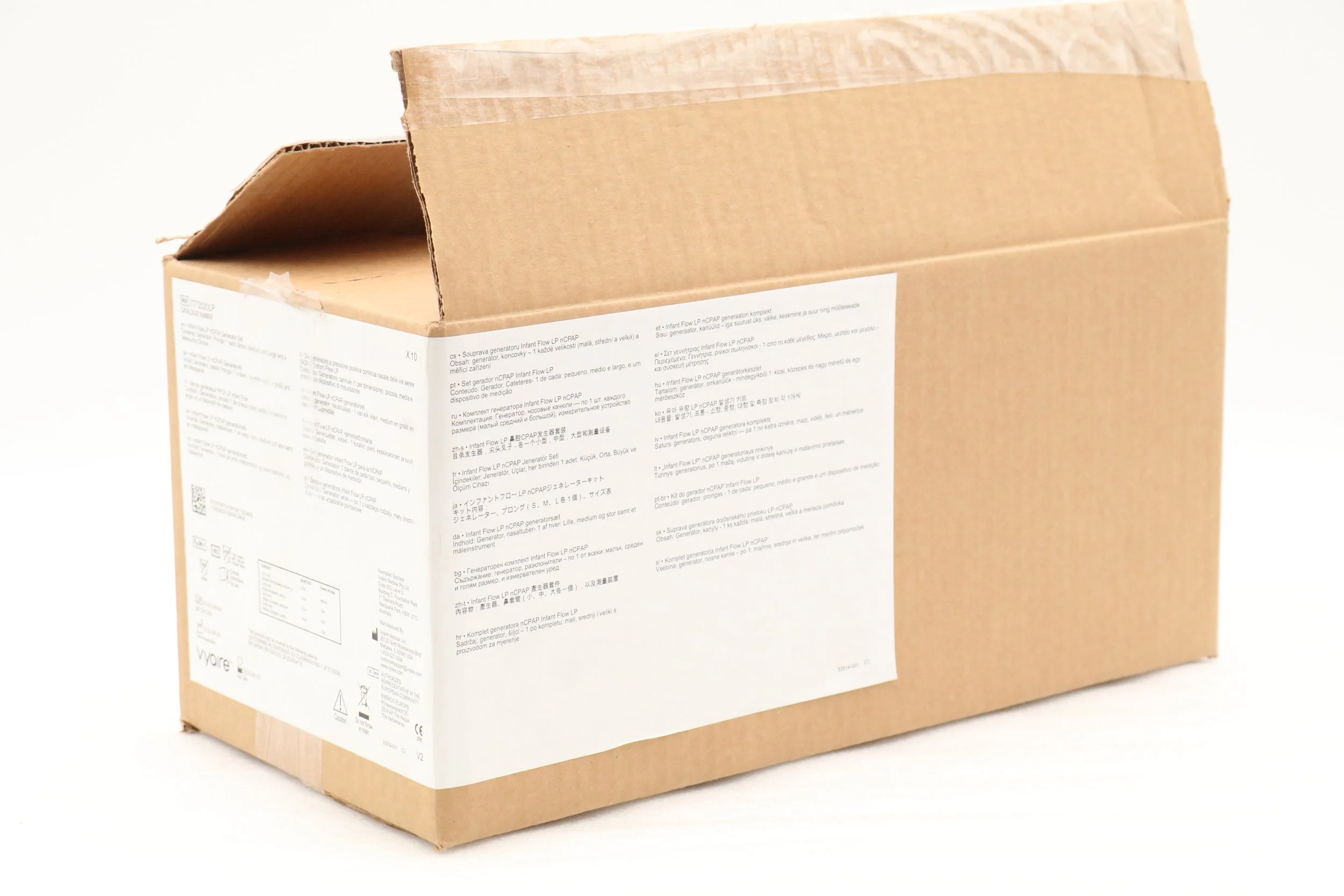 Vyaire | 7772020LP | SHORT DATE | BOX OF 10 | Infant Flow LP nCPAP Generator Set (Non-Sterile)