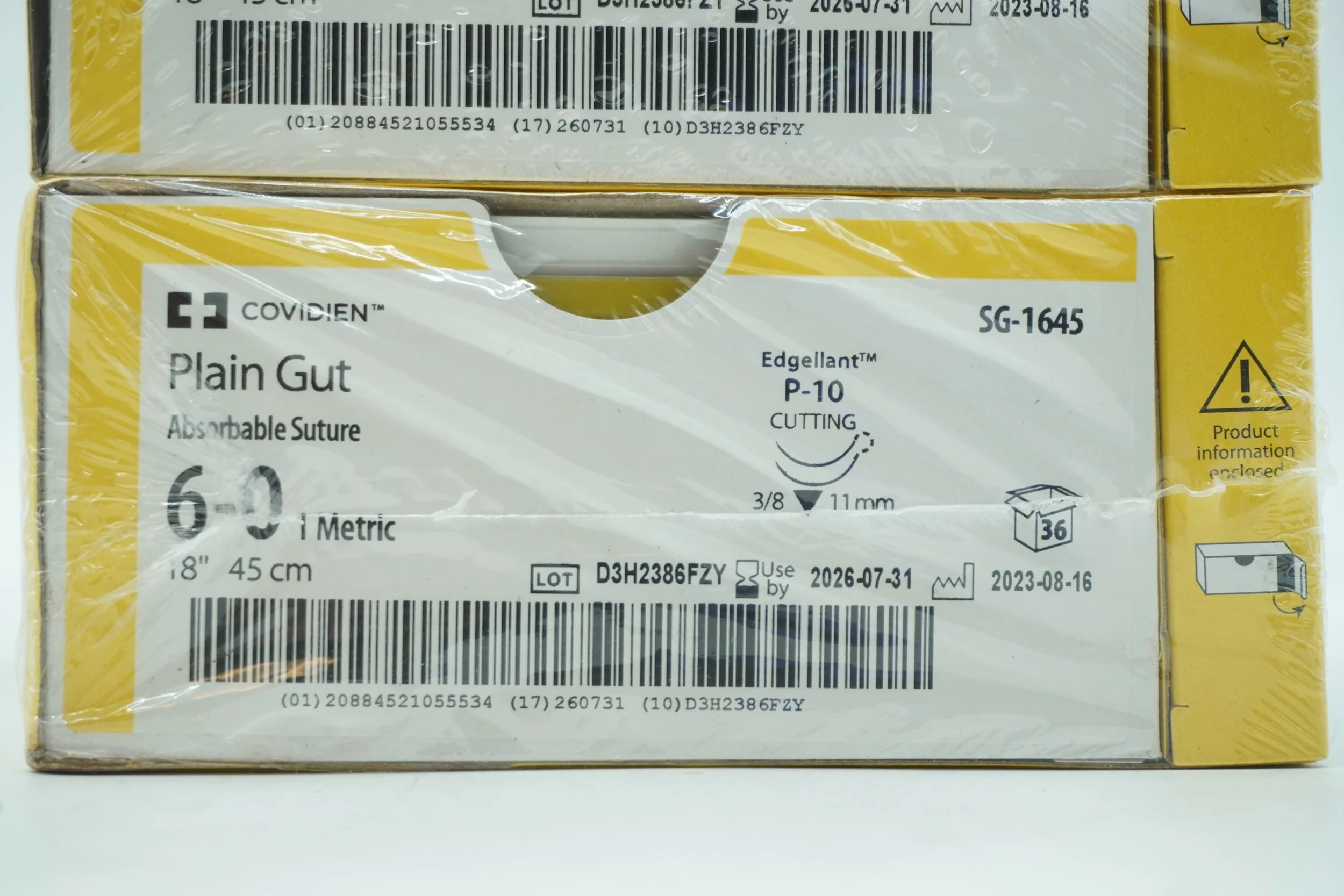 COVIDIEN | SG-1645 | BOX OF 36 | Plain Gut Absorbable Suture