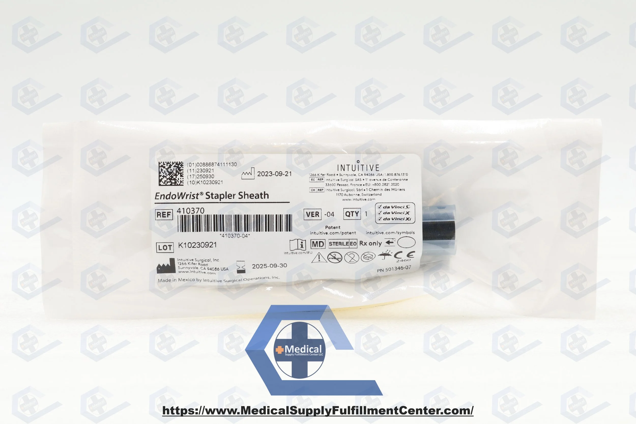 Intuitive Surgical | 410370 | Short Date | Eaches | da Vinci S/Si Endowrist Stapler 45 Sheath