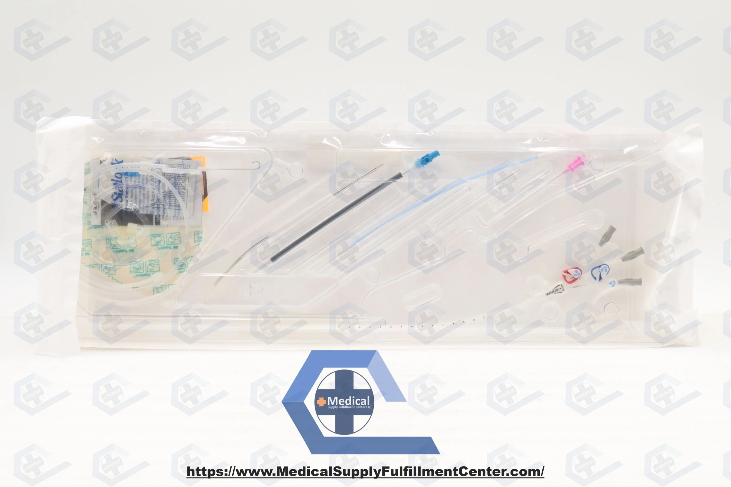 Bard | 0609190 | EXPIRED | EACHES | Hickman Trifusion Central Venous Catheters - Trifusion Interim Catheter Tray, 19 cm
