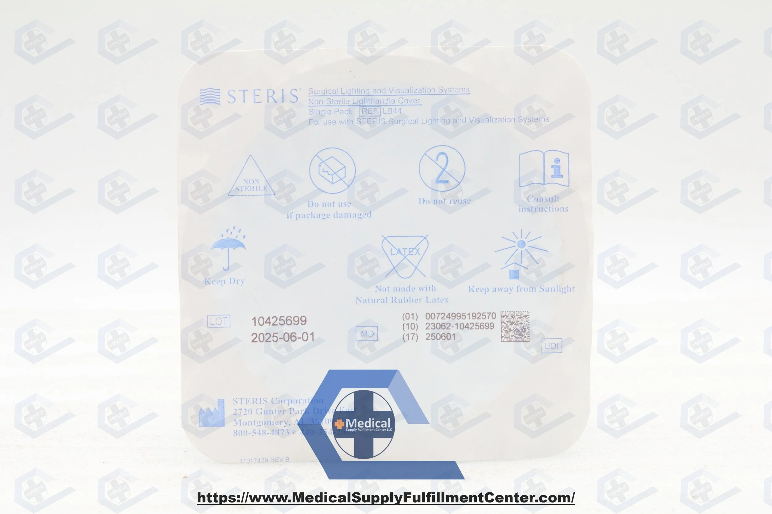 STERIS | LB44 | SHORT DATE | EACHES | Surgical Lightning Visualization System,NonSterile Lighthandle Cover