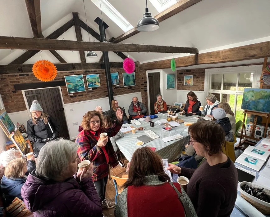 First Clonterbrook Sketch Club was a hit!  