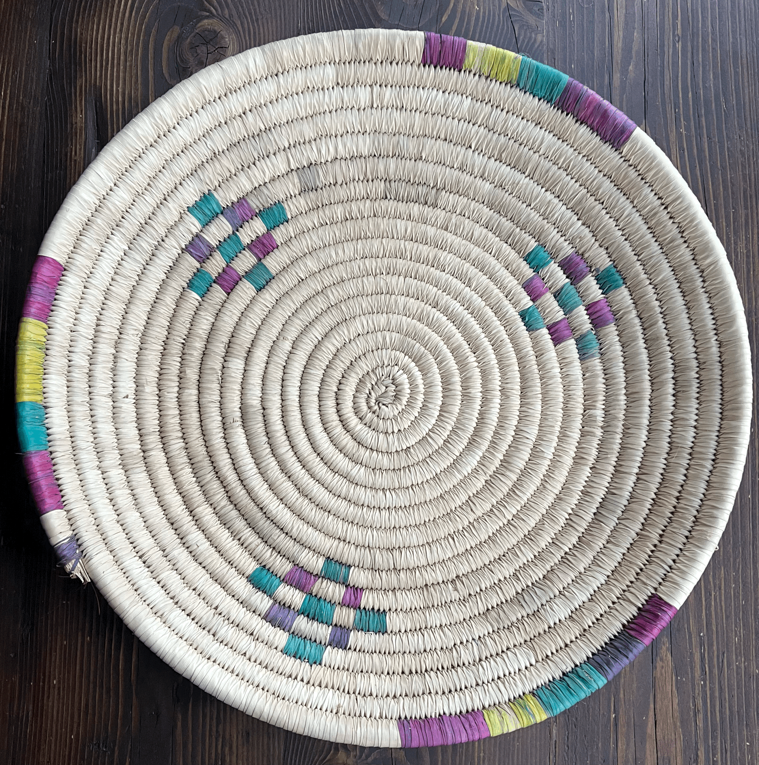 Extra large wicker bowl