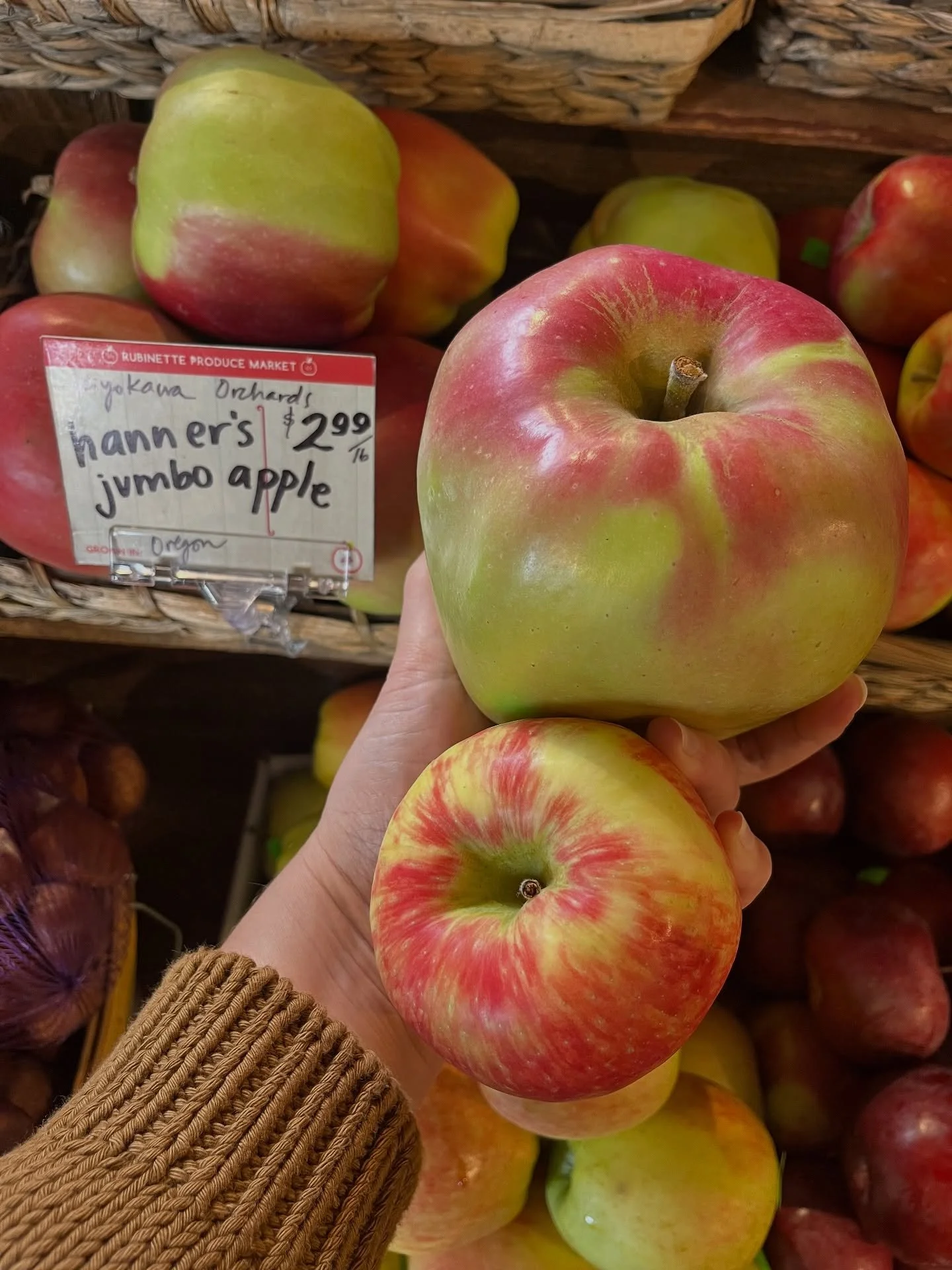 You&rsquo;ll find apples both GARGANTUAN and regular-sized at Apple Fest this Sunday!

From behemoth Hanner&rsquo;s Jumbo to Honeycrisp of a totally typical size, and over 15 varieties in between, this Sunday is your chance to come find a new favorit