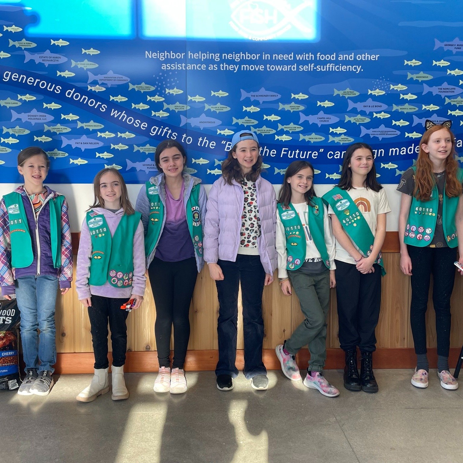 Girl Scout volunteers