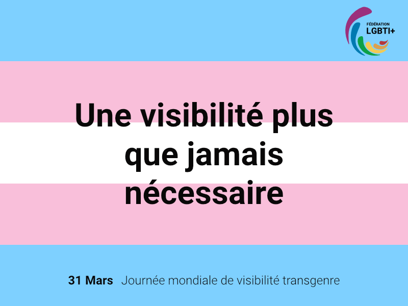 Journée mondiale de visibilité transgenre