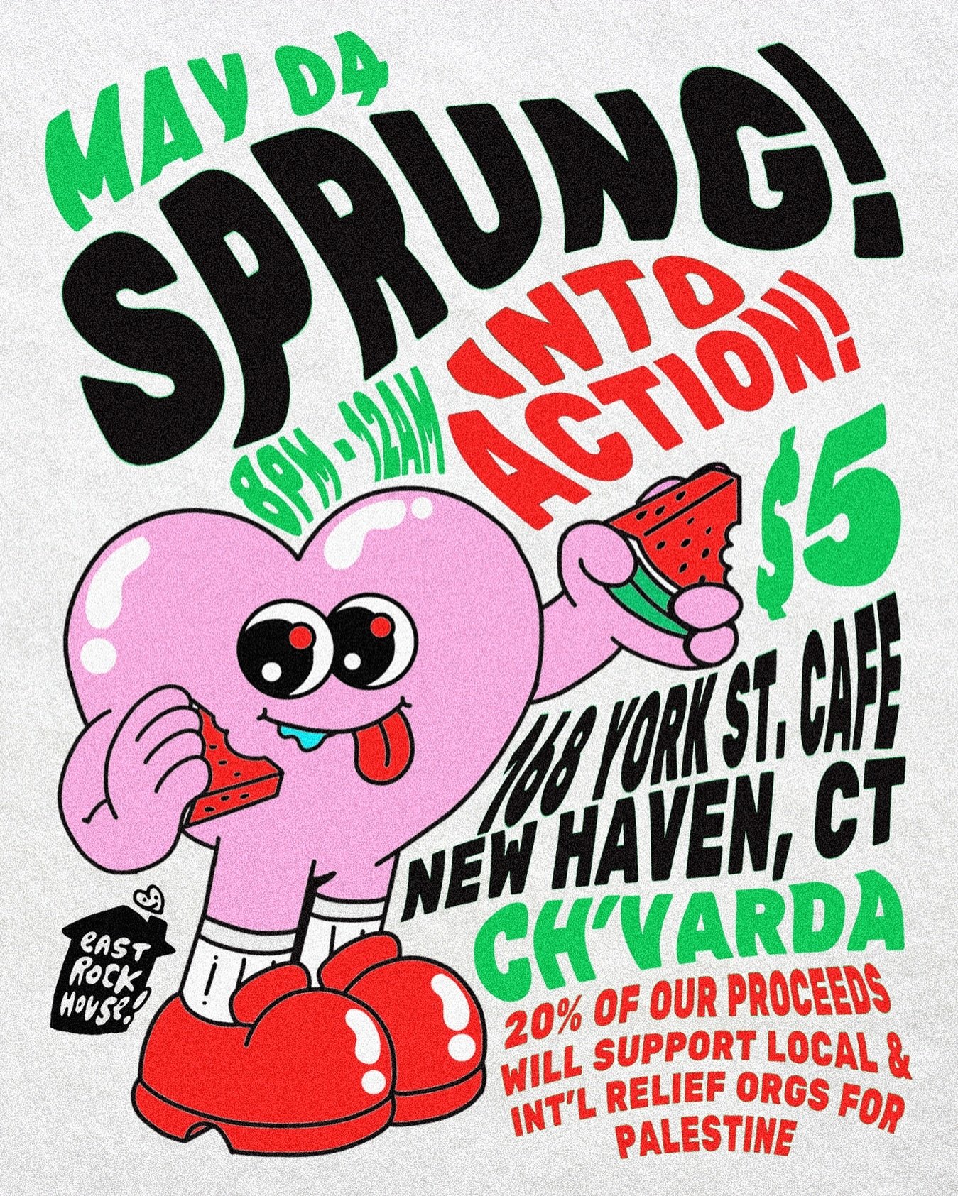 SPRUNG! into Action! Because this isn&rsquo;t a time for business as usual, period. &bull; Come out this Saturday, 5/4 from 8pm-12am for a fun respite &amp; recharge with your favorite gays! &bull; @ch_varda spinning OF COURSE &amp; we&rsquo;ll have 