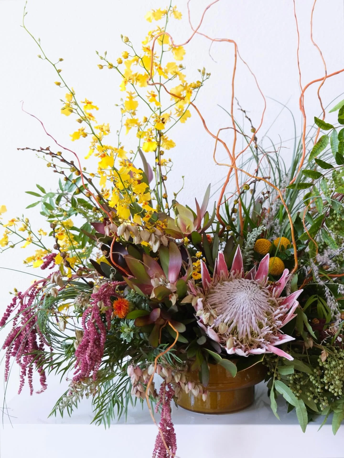 A wild floral arrangement designed and delivered as a big congratulations to @botanico_waikiki on the opening of their new restaurant! Beautiful ambiance, excellent service, and delicious food &amp; drinks. Definitely go check it out and you will not