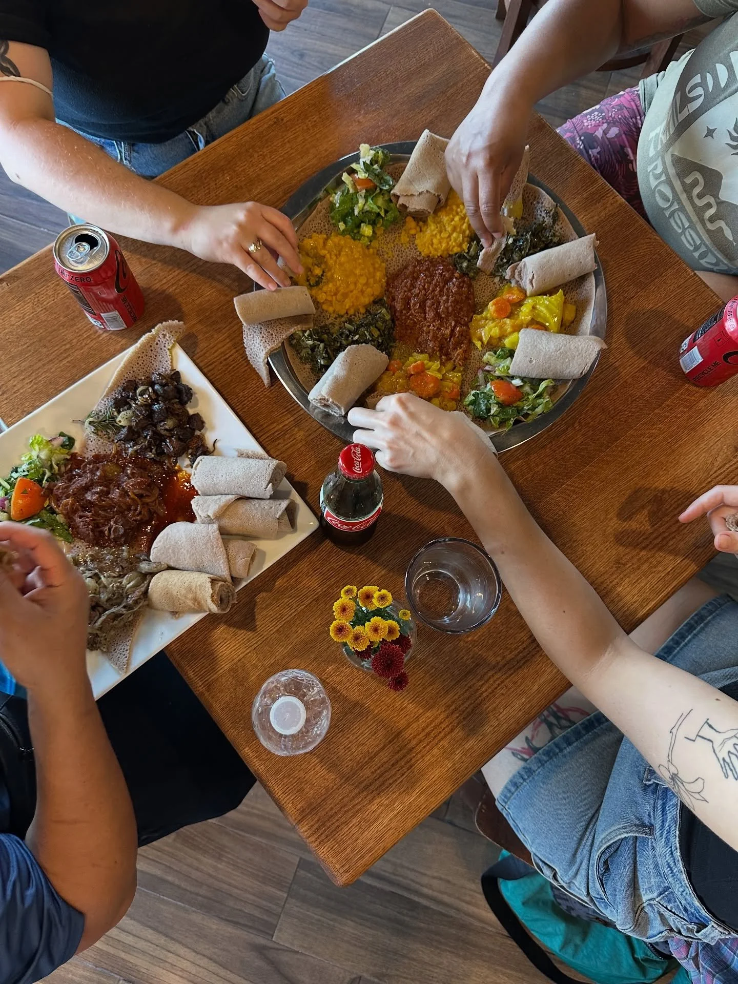 Food tastes better when it&rsquo;s shared, especially the Ethiopian way ✨🌿👋

Tag a friend you&rsquo;d like to try Ethiopian with 🇪🇹⬇️

📍3647 El Cajon Blvd, San Diego CA

⏰Open everyday 11am-9pm except Wed!

#Vegans #VeganEats #Vegetarian #Vegeta