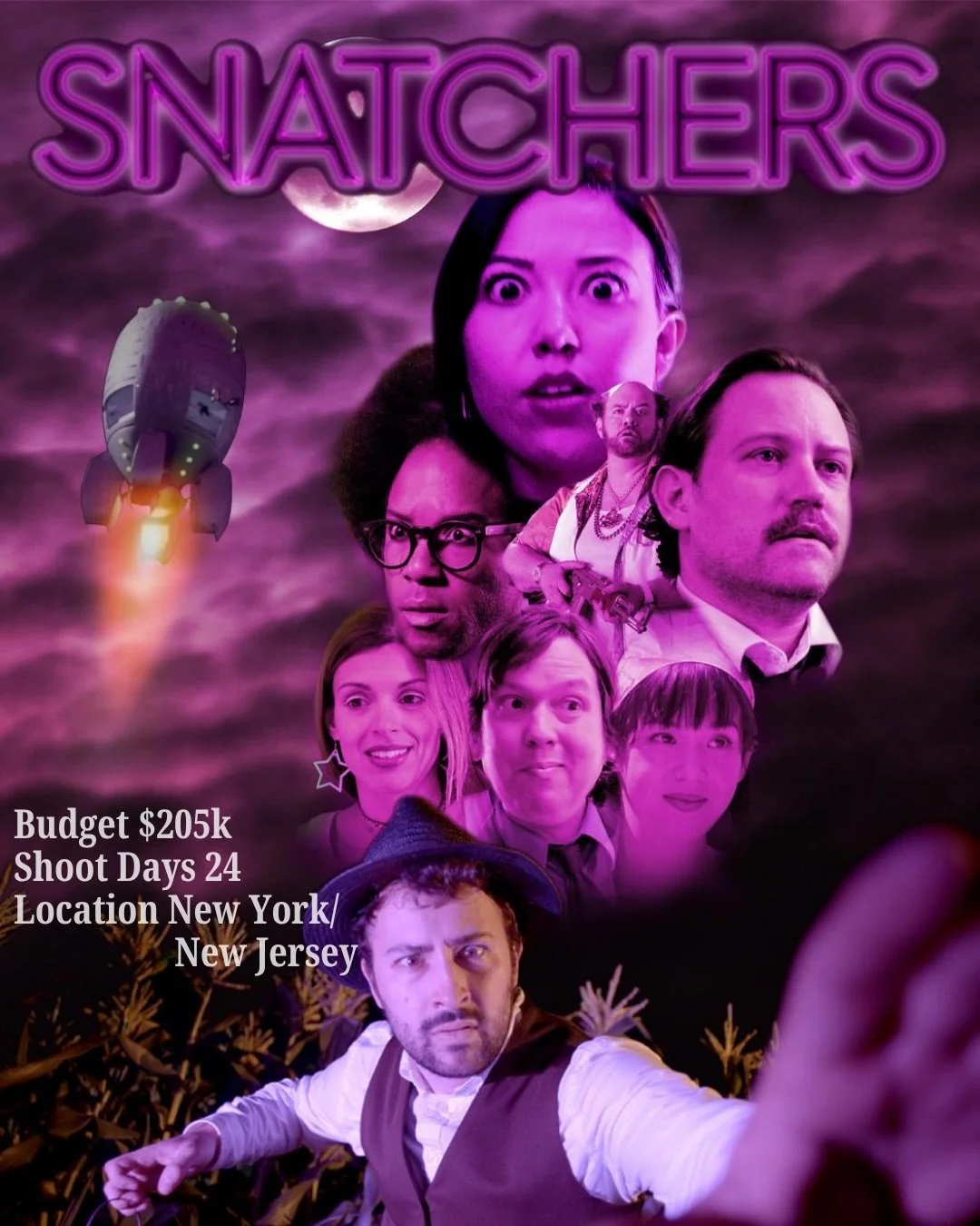 Snatchers
Budget $205k
Shoot Days 24
Location New York City, NY &amp; New Jersey
Year 2017-2018

👇for how it started
-> swipe for the facts

In 2015 Kingman got the idea for the Snatchers.&nbsp;

&ldquo;I was living in a Brooklyn high rise and ha