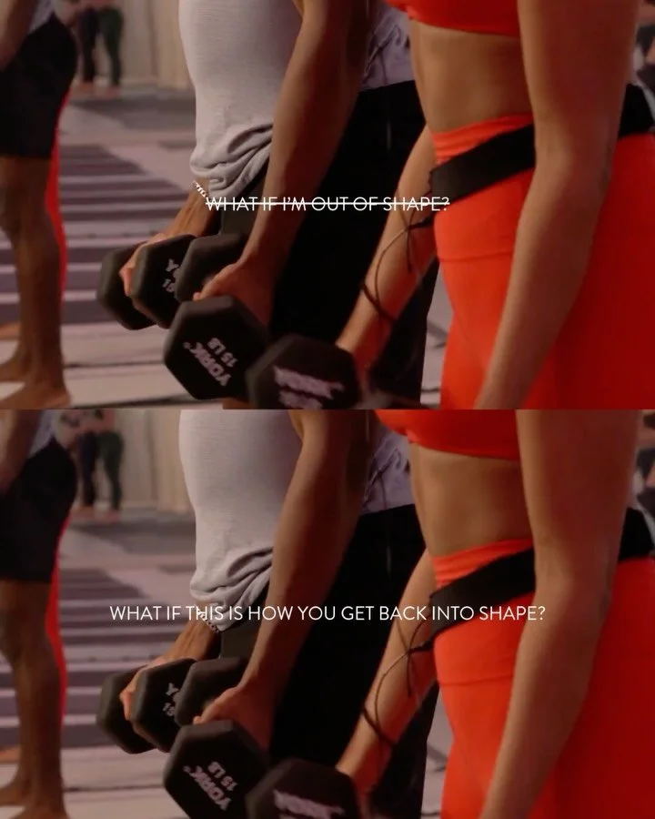 No what-ifs. Just movement.