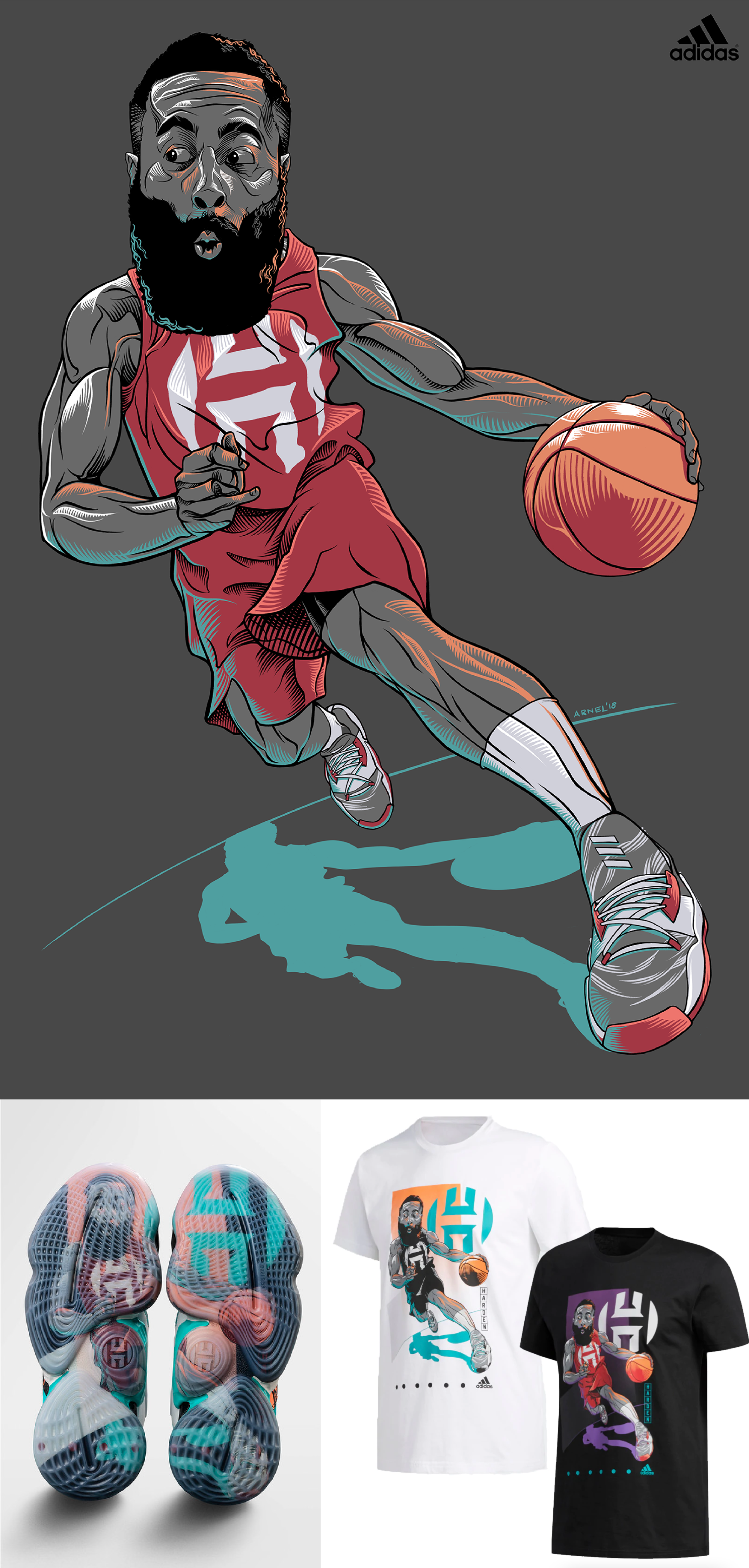 Harden - Adidas Geek-up Campaign