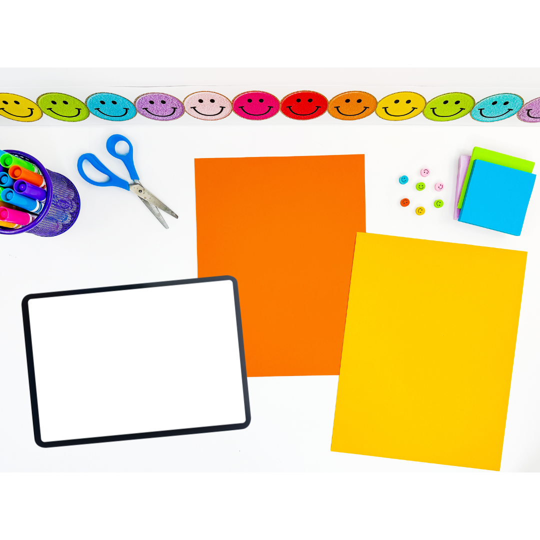 RAINBOW SMILEY FACE MOCK-UPS