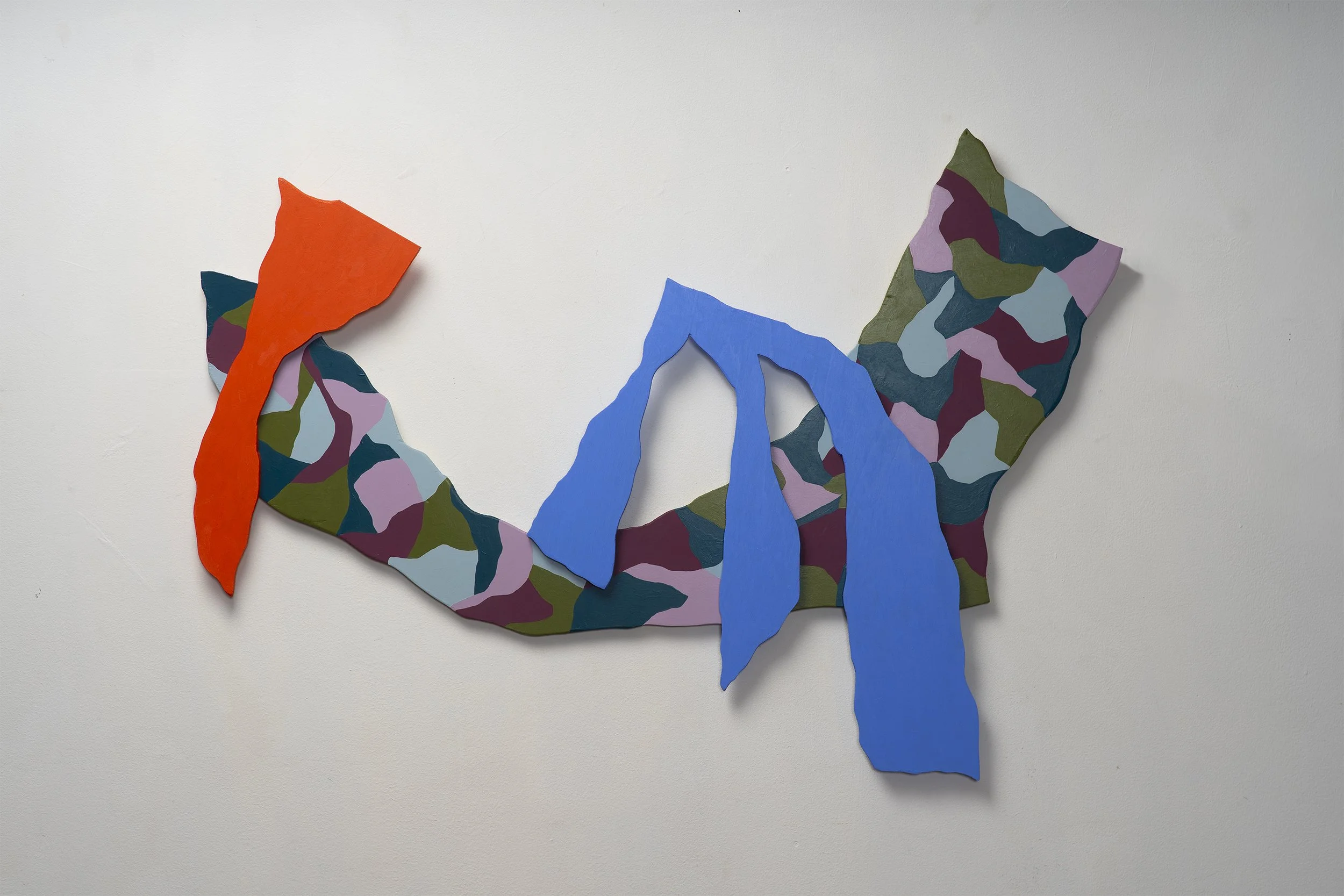 Urban paradise. 44 x 30 x 1.5 inches. Wood.