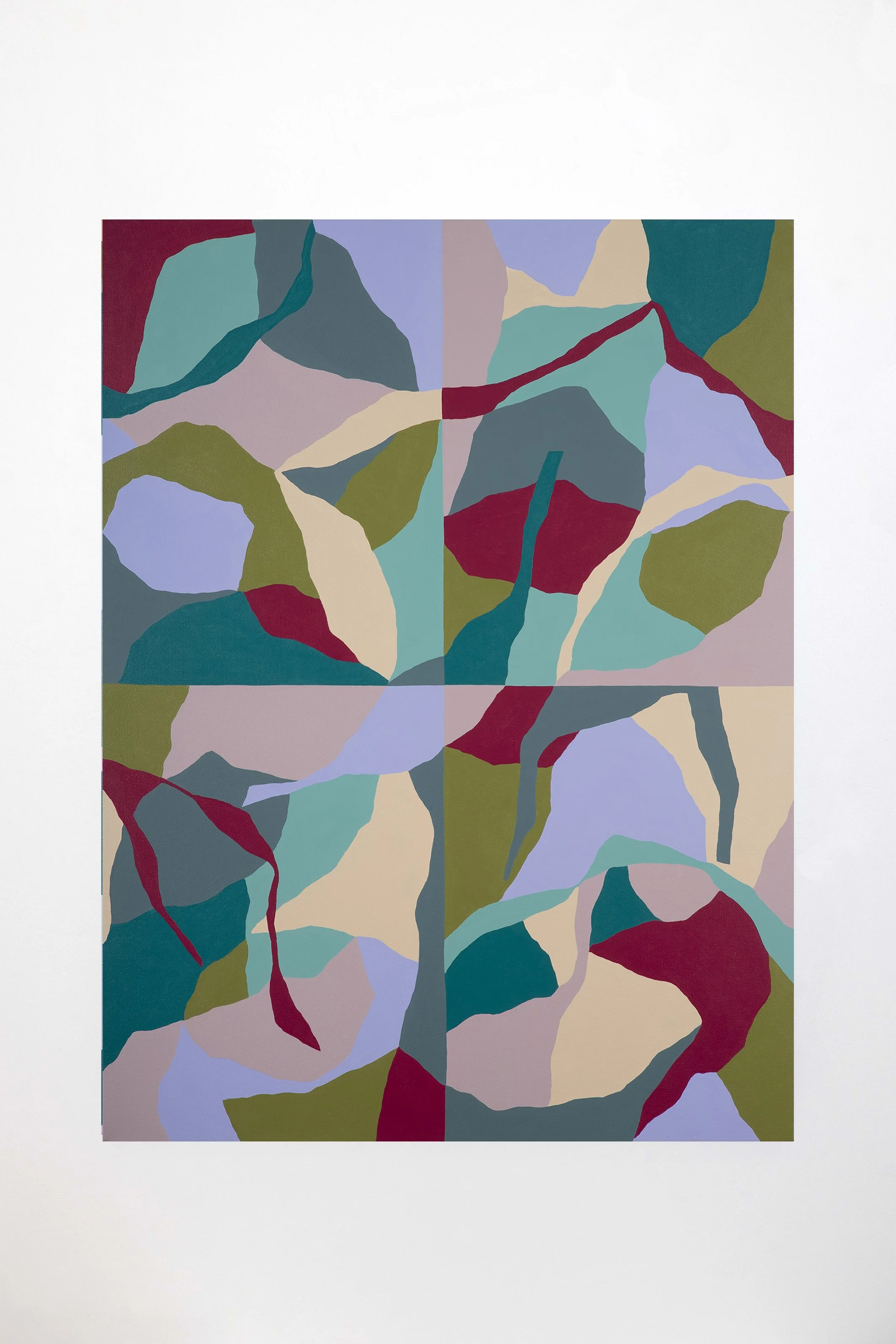 No one knows. 30 x 40 inches. Acrylic on canvas.