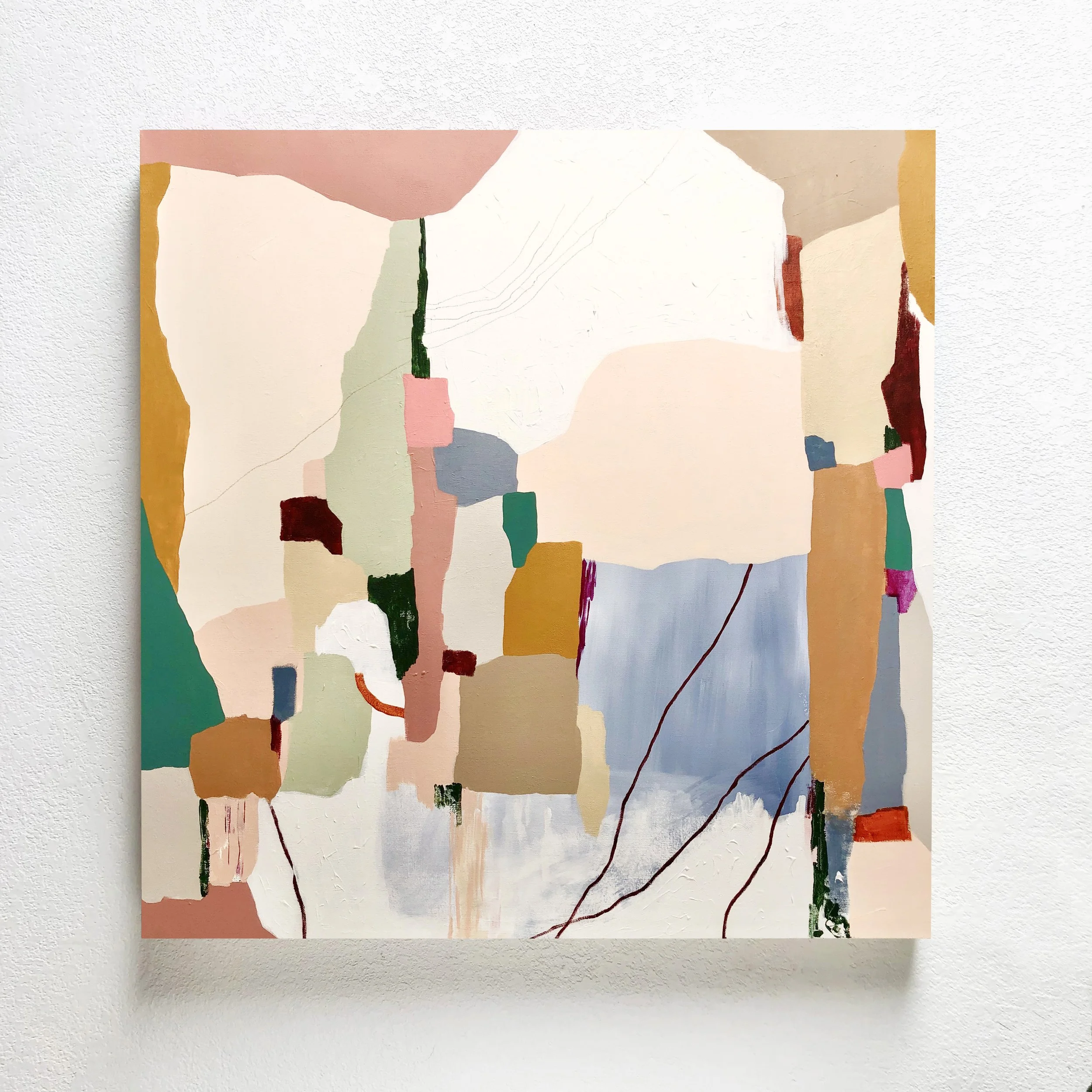 Conviction.
36 x 36 inches.
Acrylic on canvas.