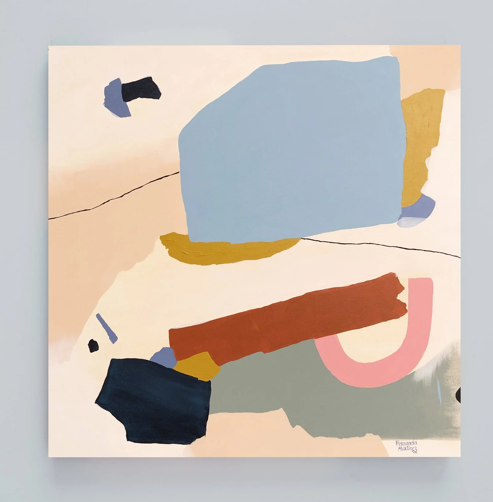 Elevation.
24 x 24 inches.
Acrylic on canvas.