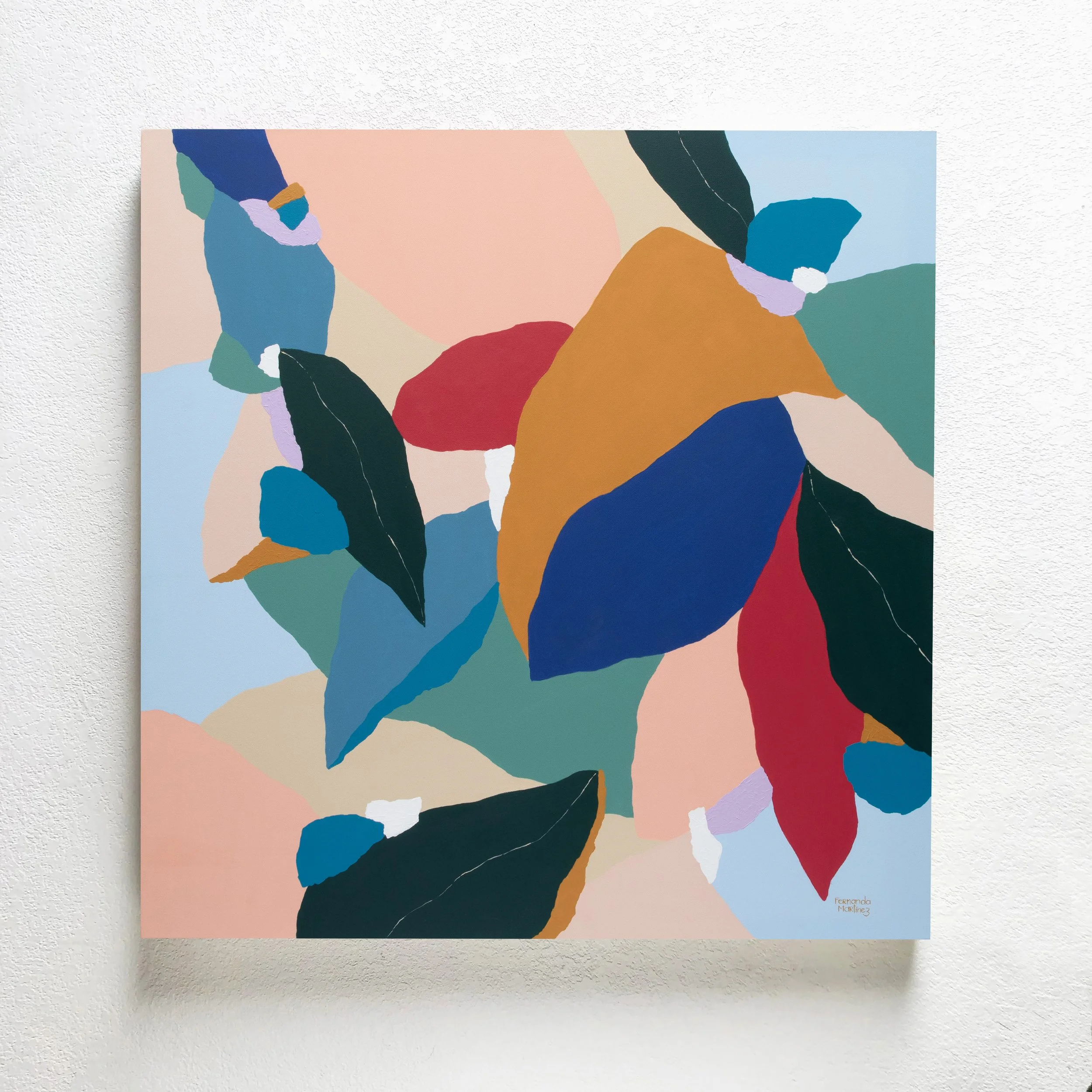 Dualidad.
36 x 36 inches.
Acrylic on canvas.