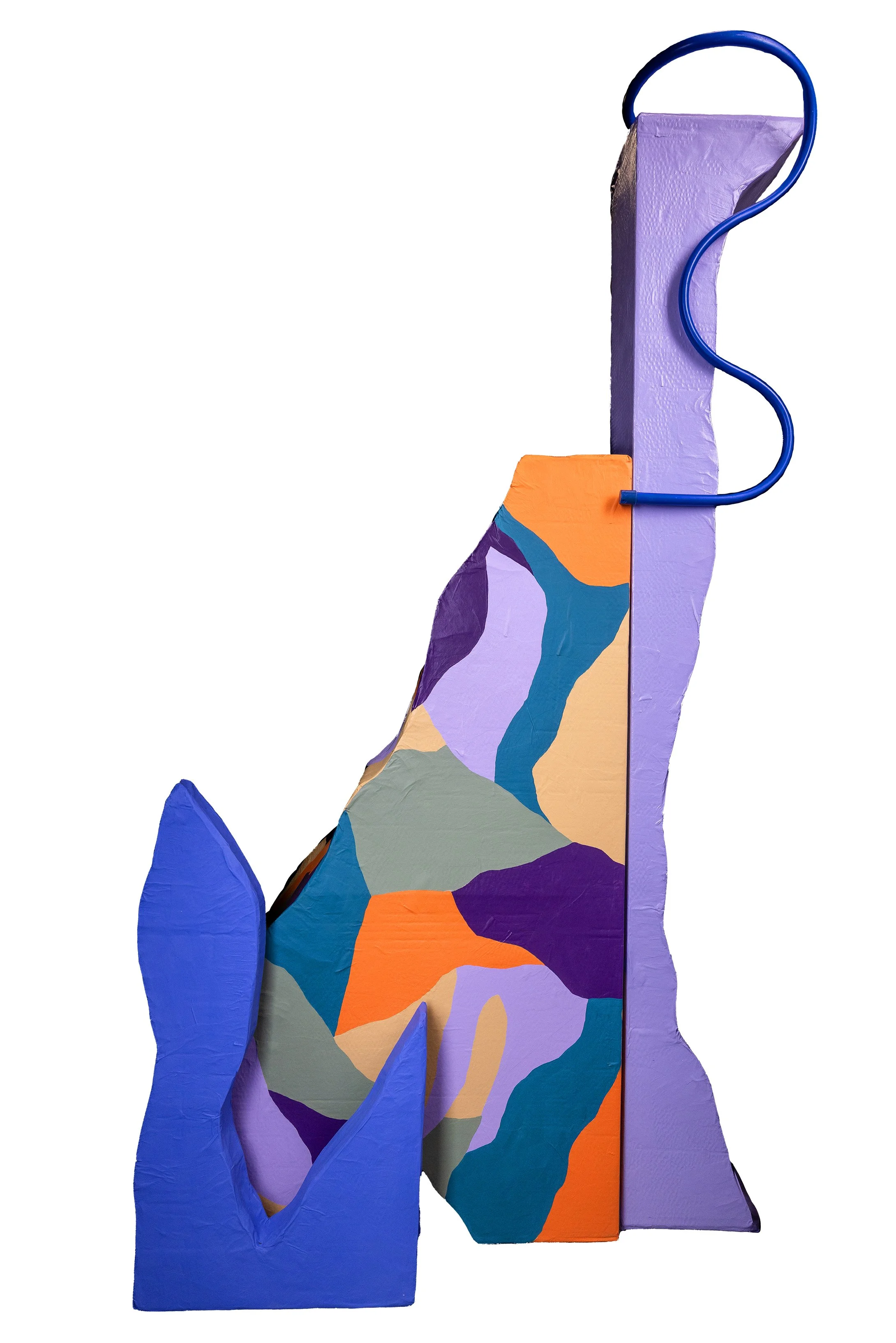 8' x 4' x 3' Cardboard, paper mache, plastic, Acrylic paint.