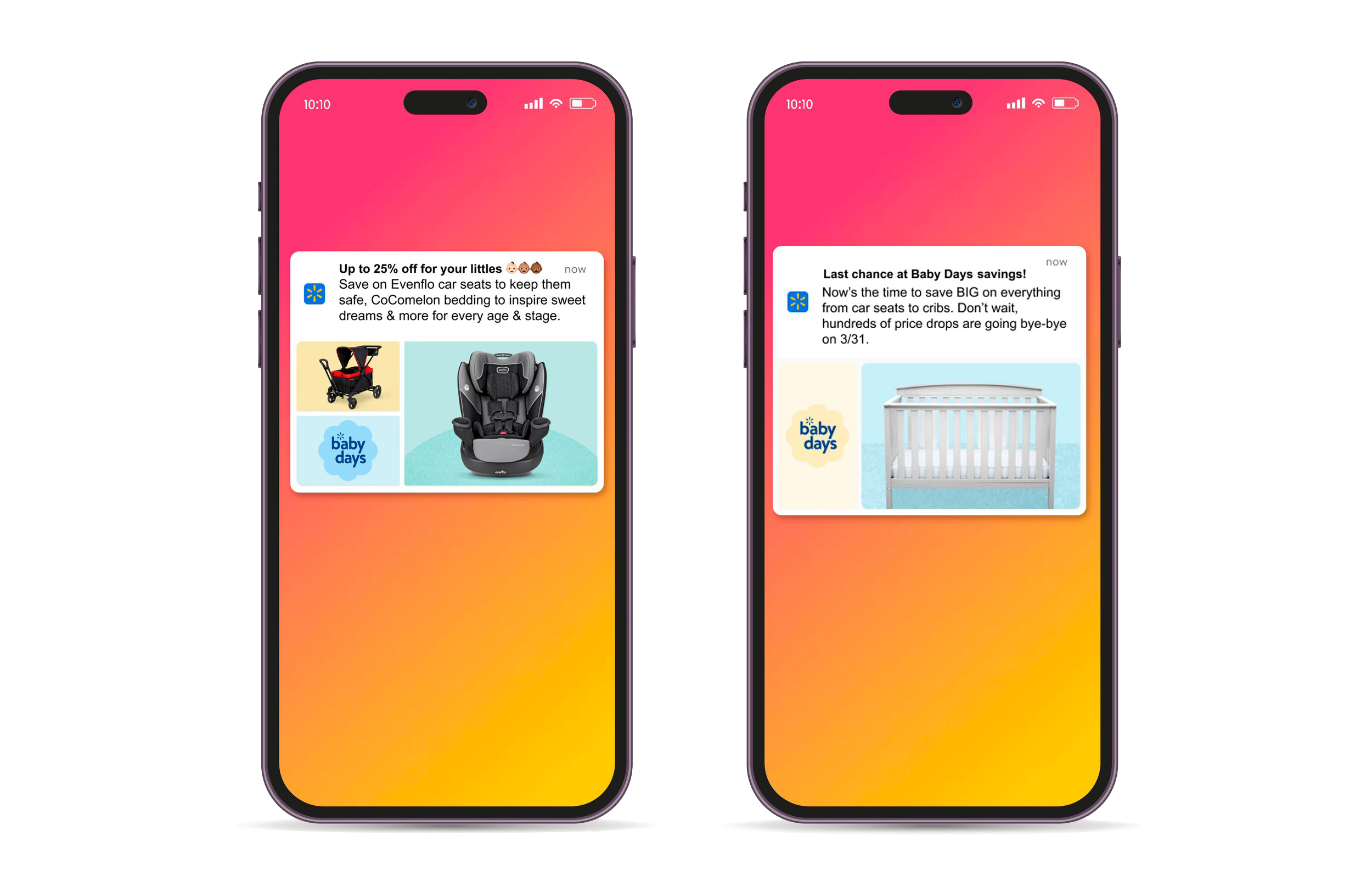BABY DAYS : Mobile Push Notifications