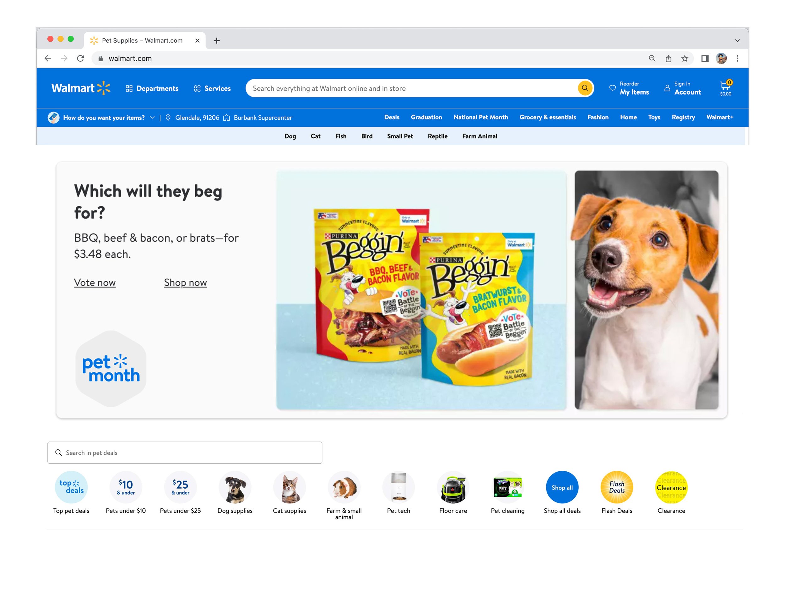 NATIONAL PET MONTH : Landing Page
