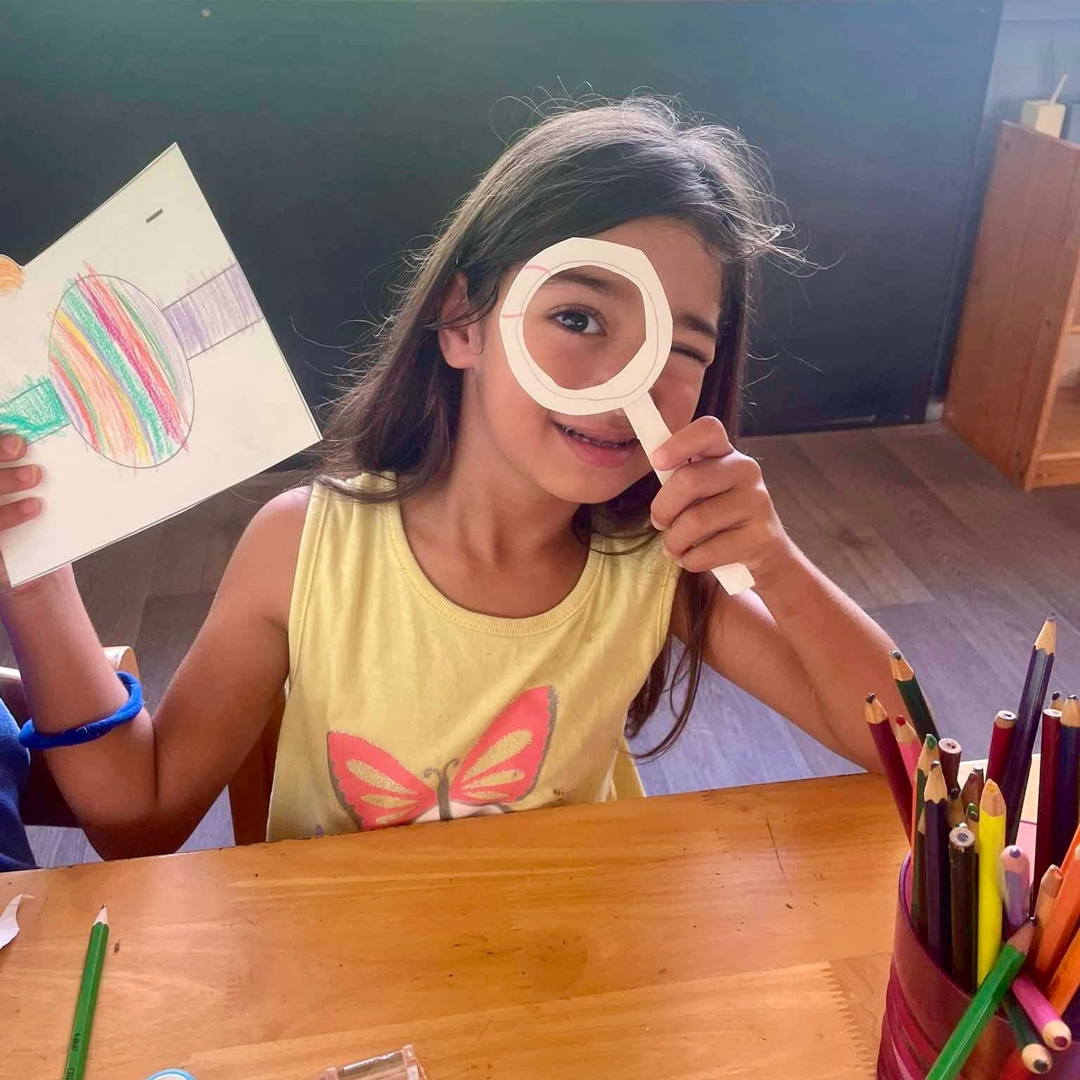 Enfant participant au stage vacances du Fare Anuanua