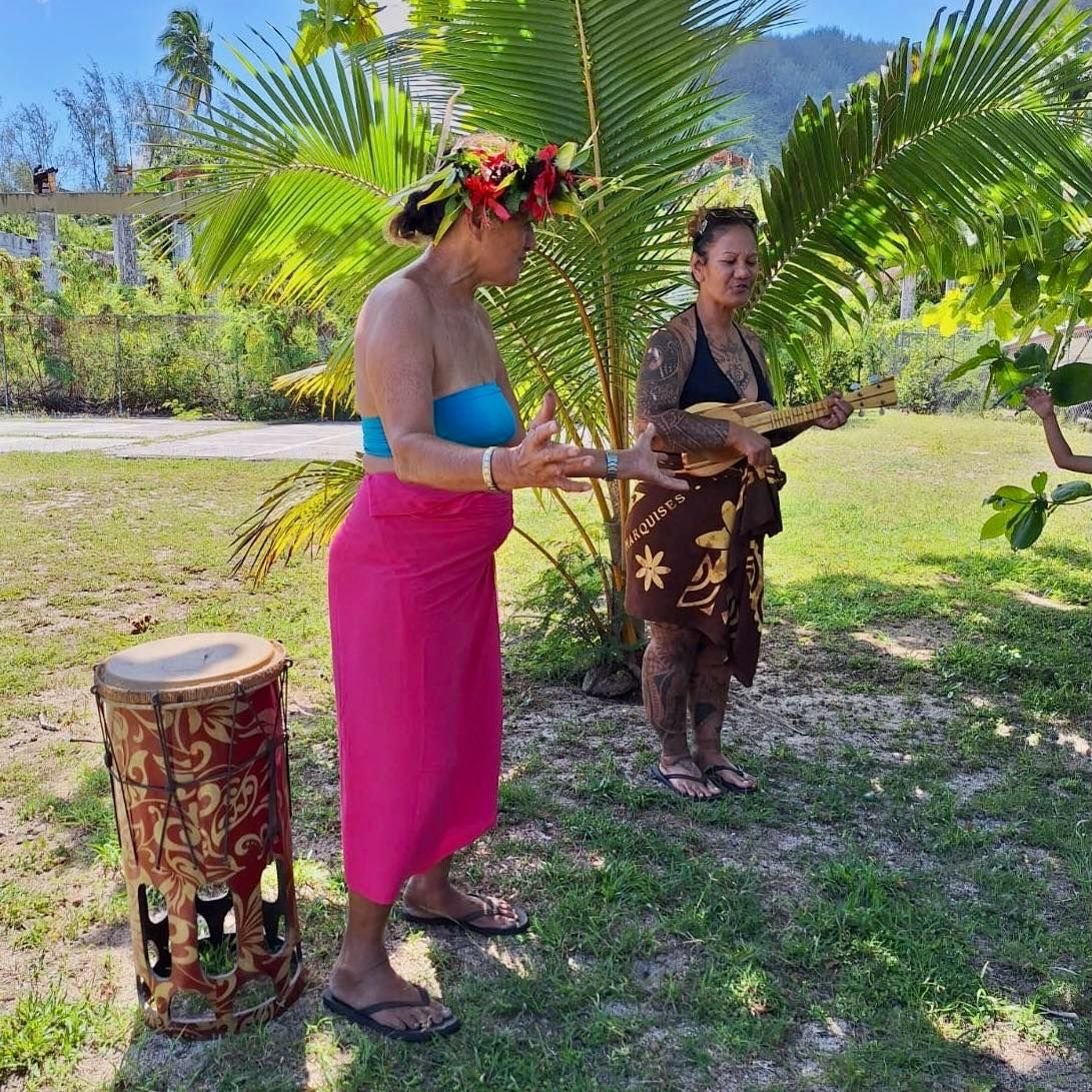 Culture dans le jardin du Fare Anuanua