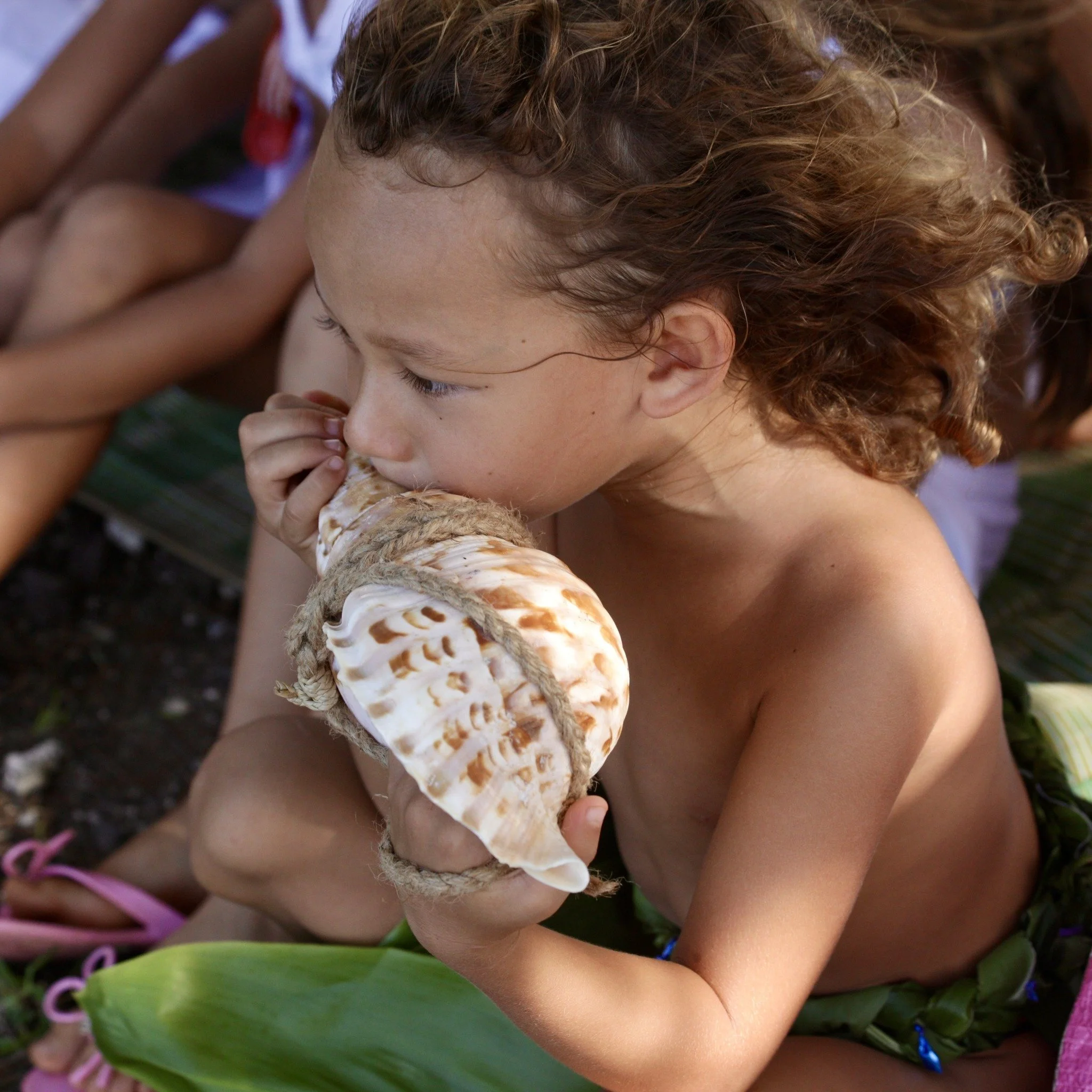 Cérémonie d'accueil de la pirogue Hokulea