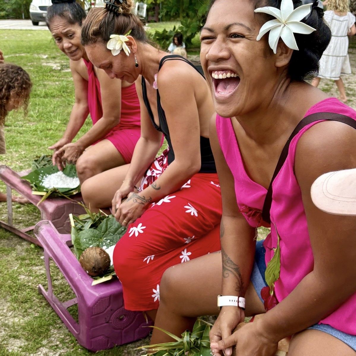Culture dans le jardin du Fare Anuanua