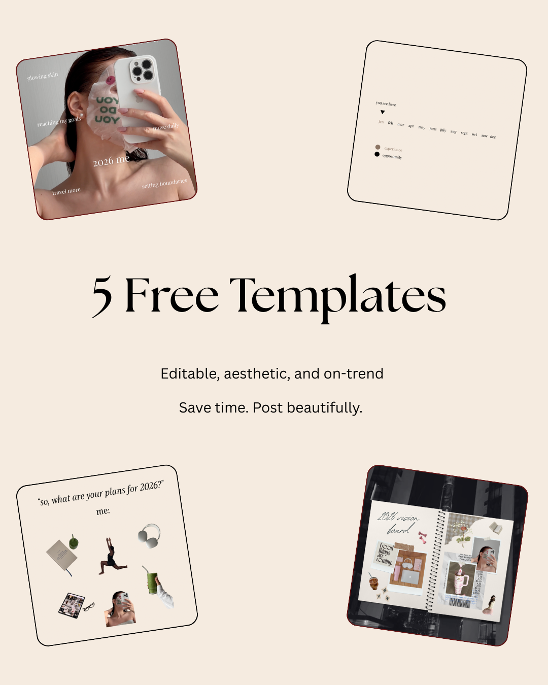 5 Free Instagram Templates