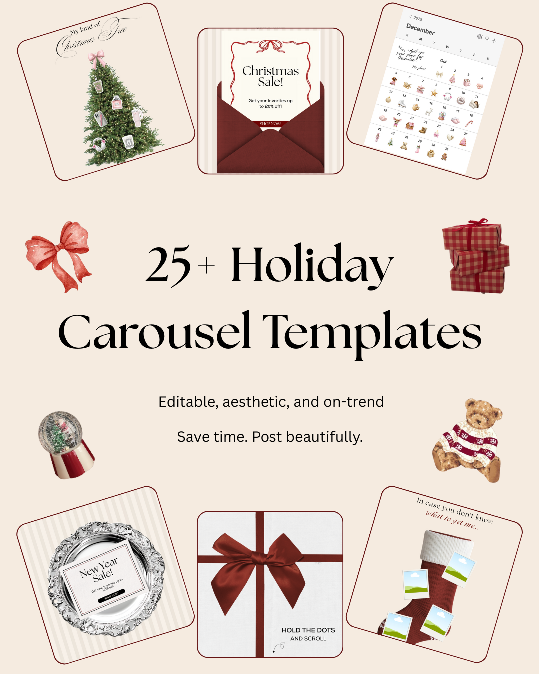 Holiday Carousel Templates
