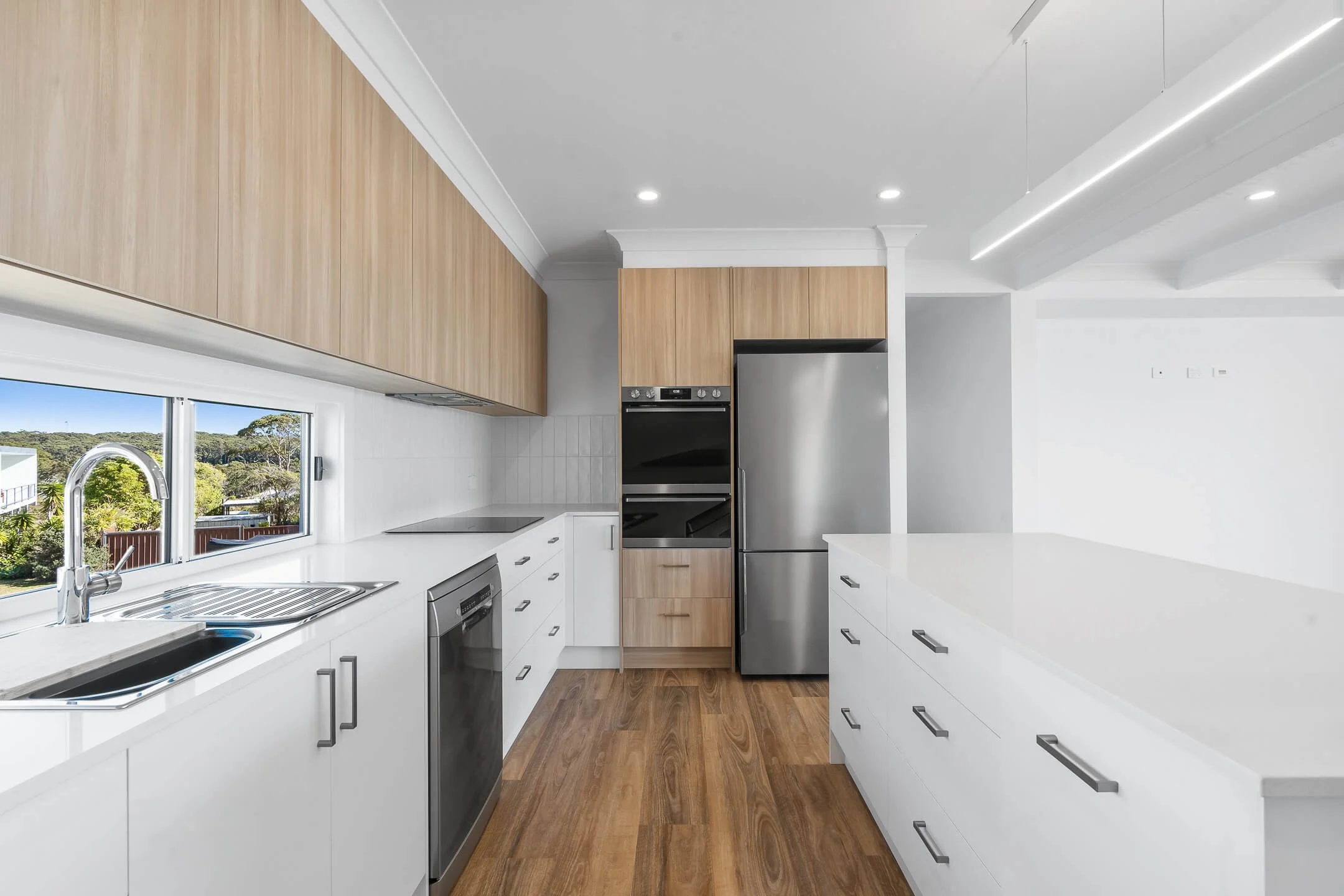 High View renovation by Onform Building - kitchen area