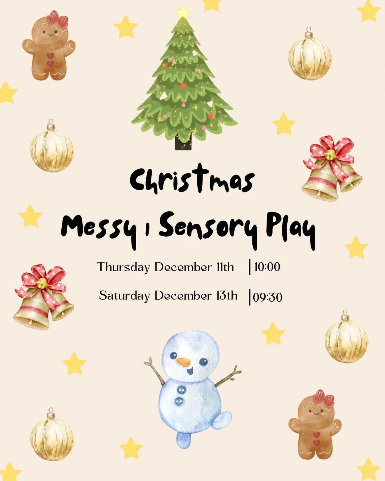 It&rsquo;s beginning to look a lot like messy Christmas 🎄✨
Our Christmas Sensory Play sessions are here, and they&rsquo;re extra magical this year!

Think festive fizz potions, snowy sensory trays, jingle-bell scooping and all the magical Christmas 