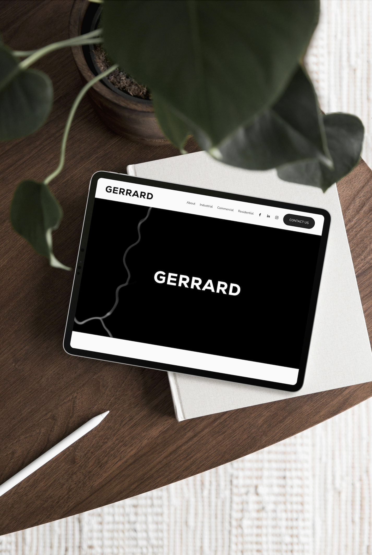 The Studio of Kind - Gerrard Electrical website ipad mockup.png