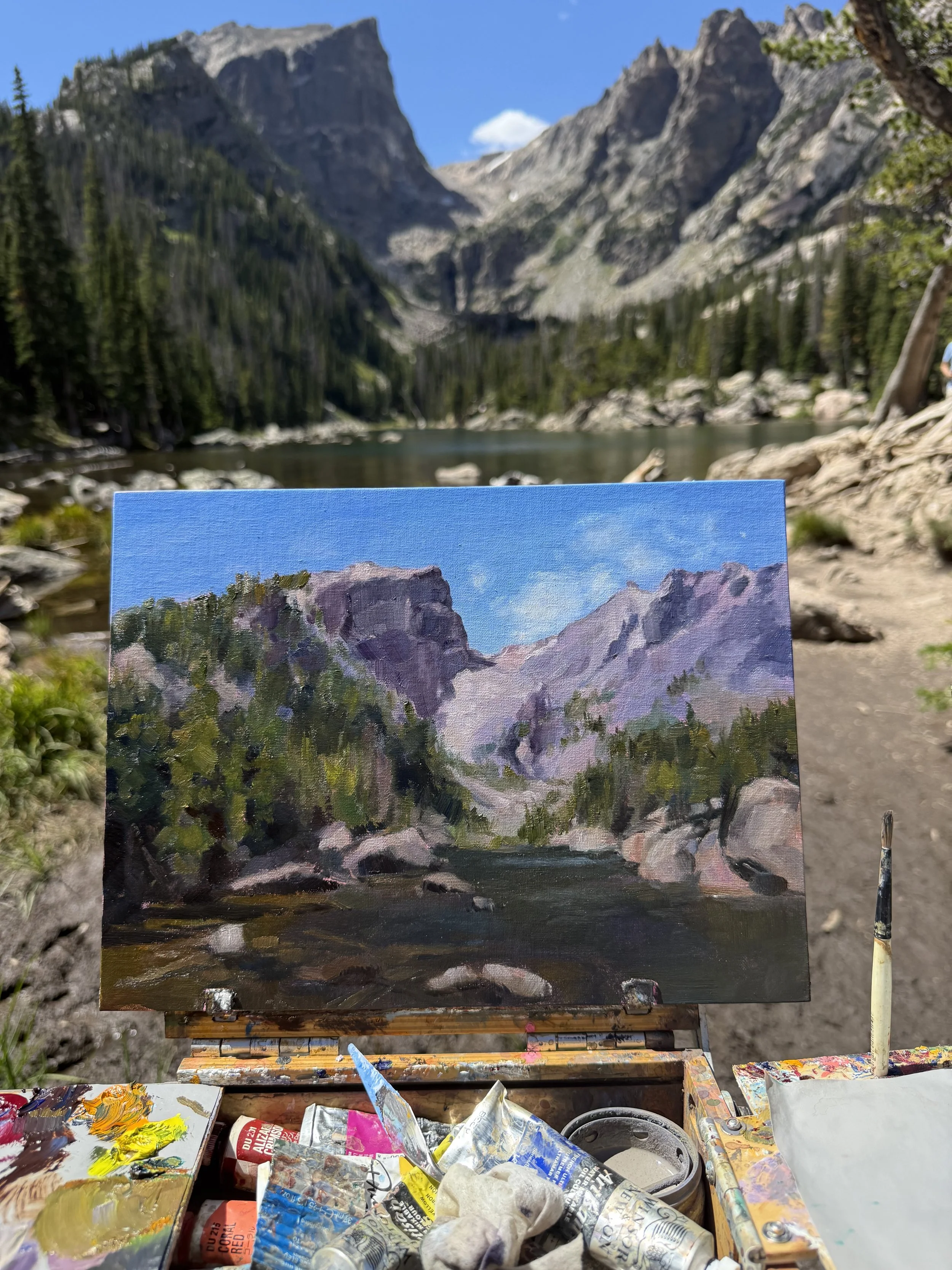 Sapphire Glow - Dream Lake, CO