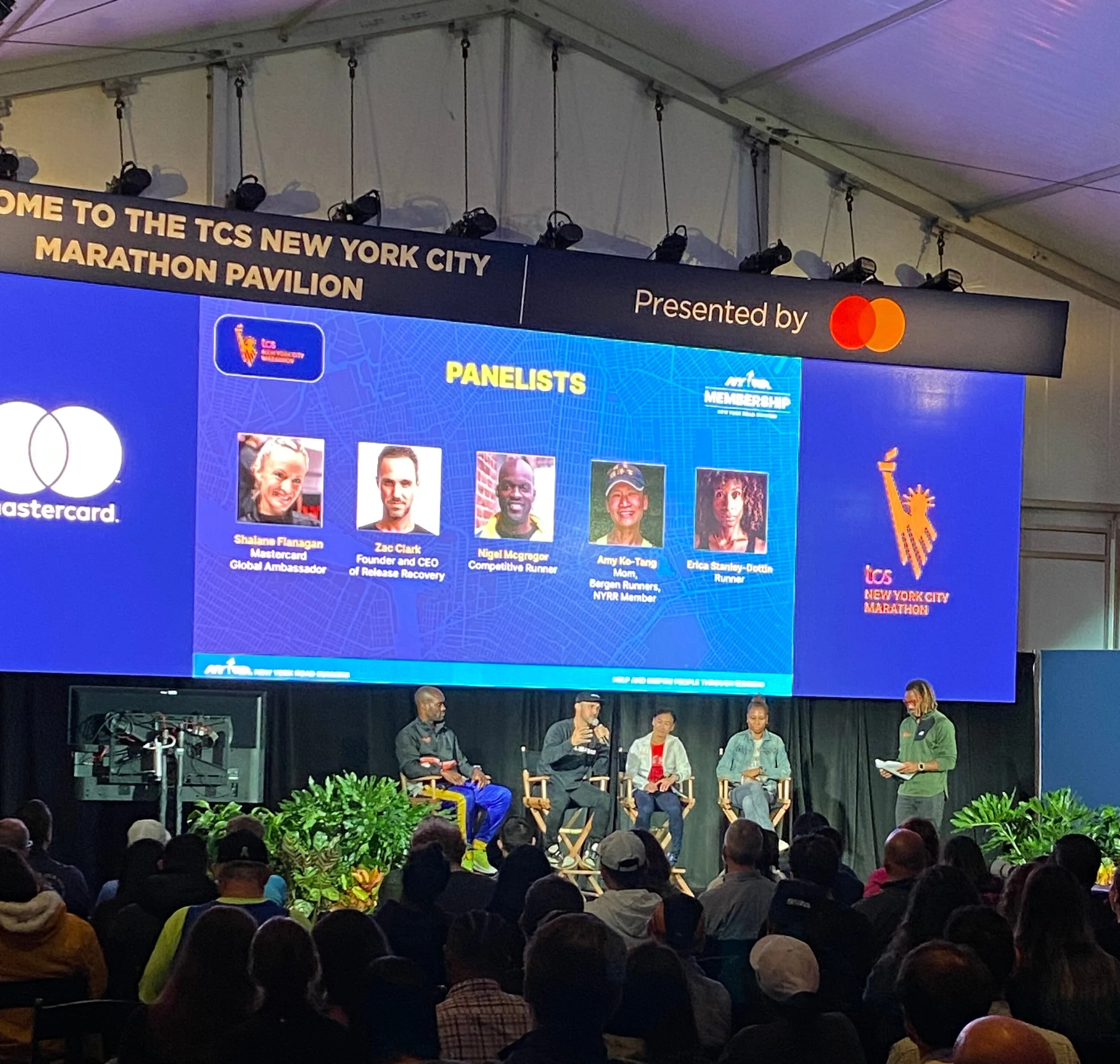 Moderating a NYC Marathon Panel