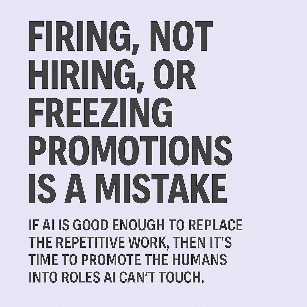 GTM AI = Promotions, not only layoffs