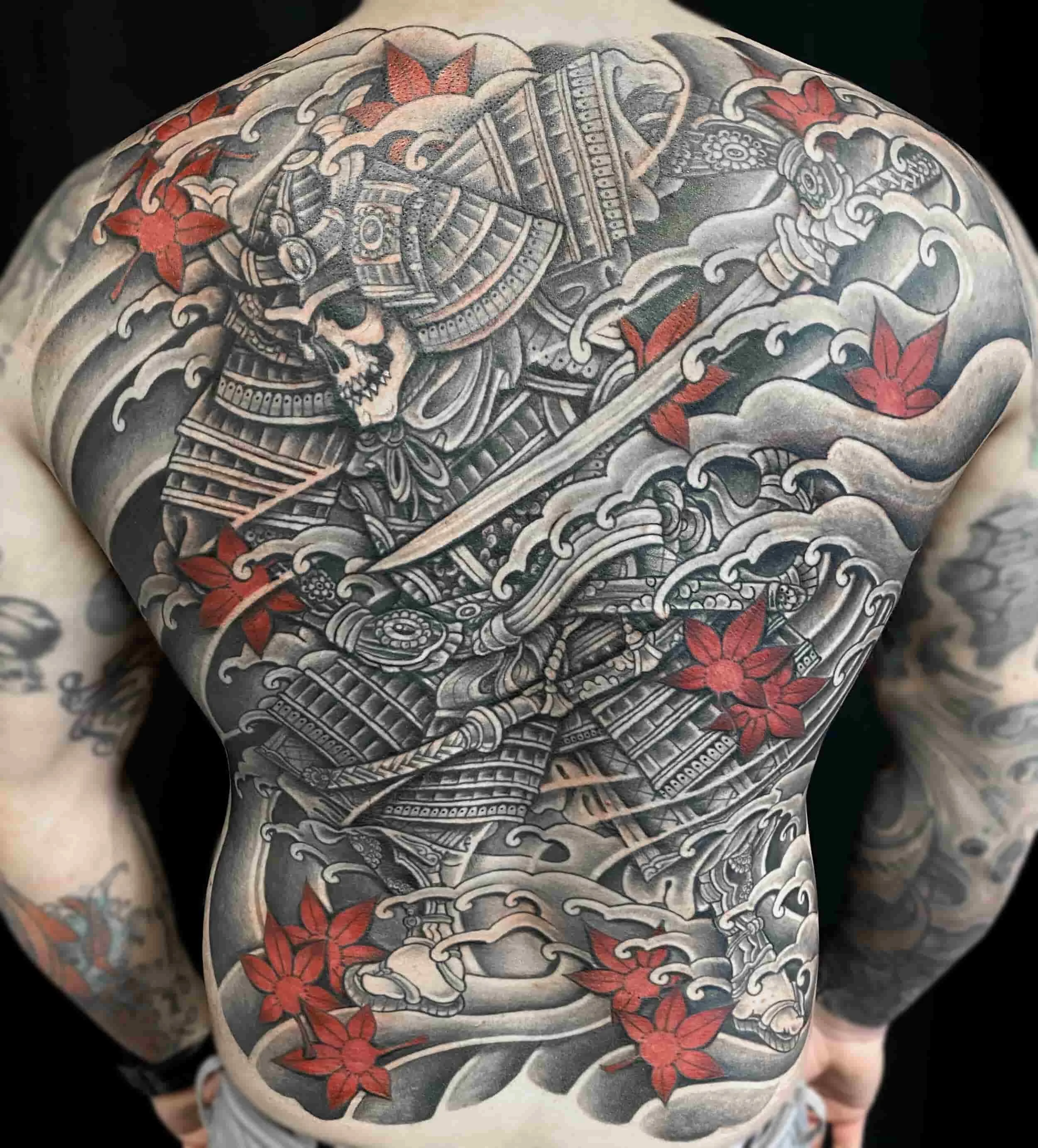 Samurai Tattoo Backpiece