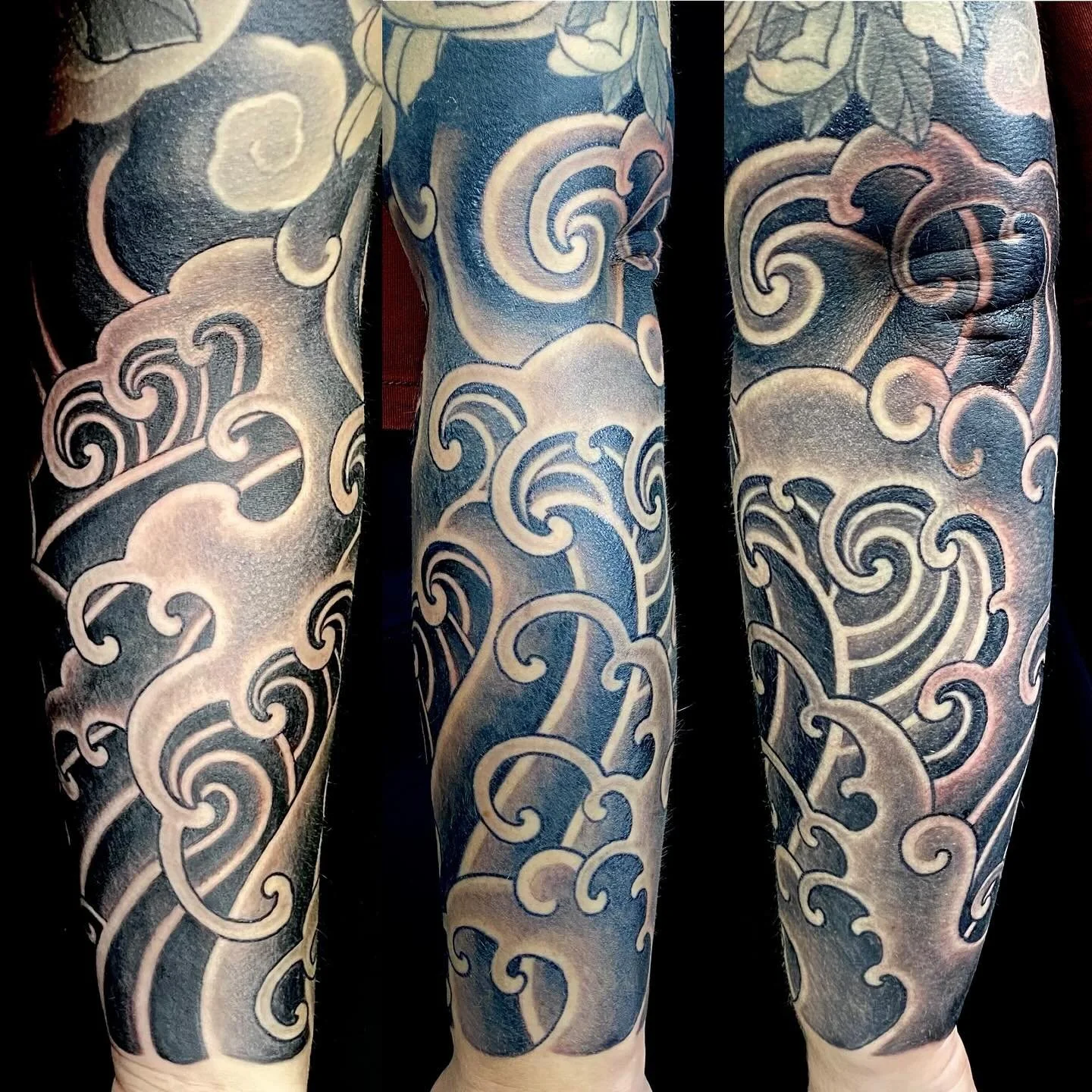 Almost complete. A few additions and refining but we’re almost there. Water has always been my favourite element within Japanese style work. Thanks for the trust. All work done here at Paradigm Tattoo in Victoria BC.