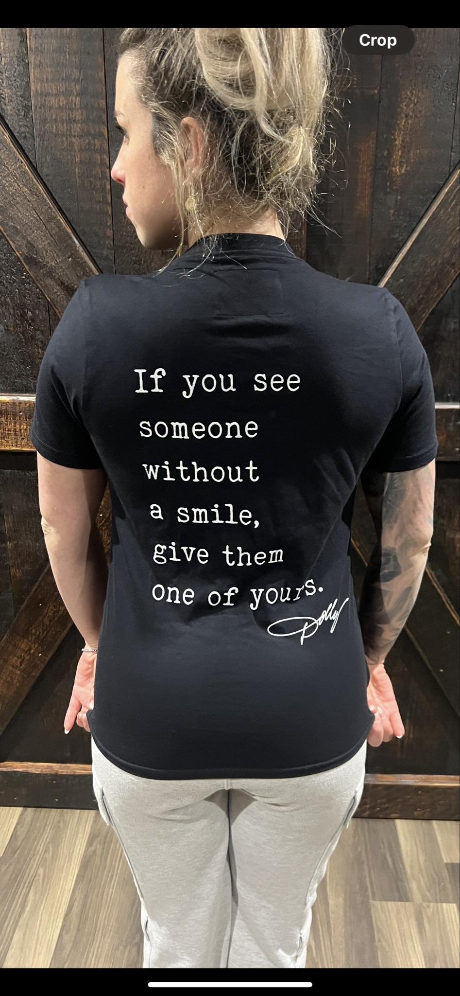JL T-Shirt in black back view