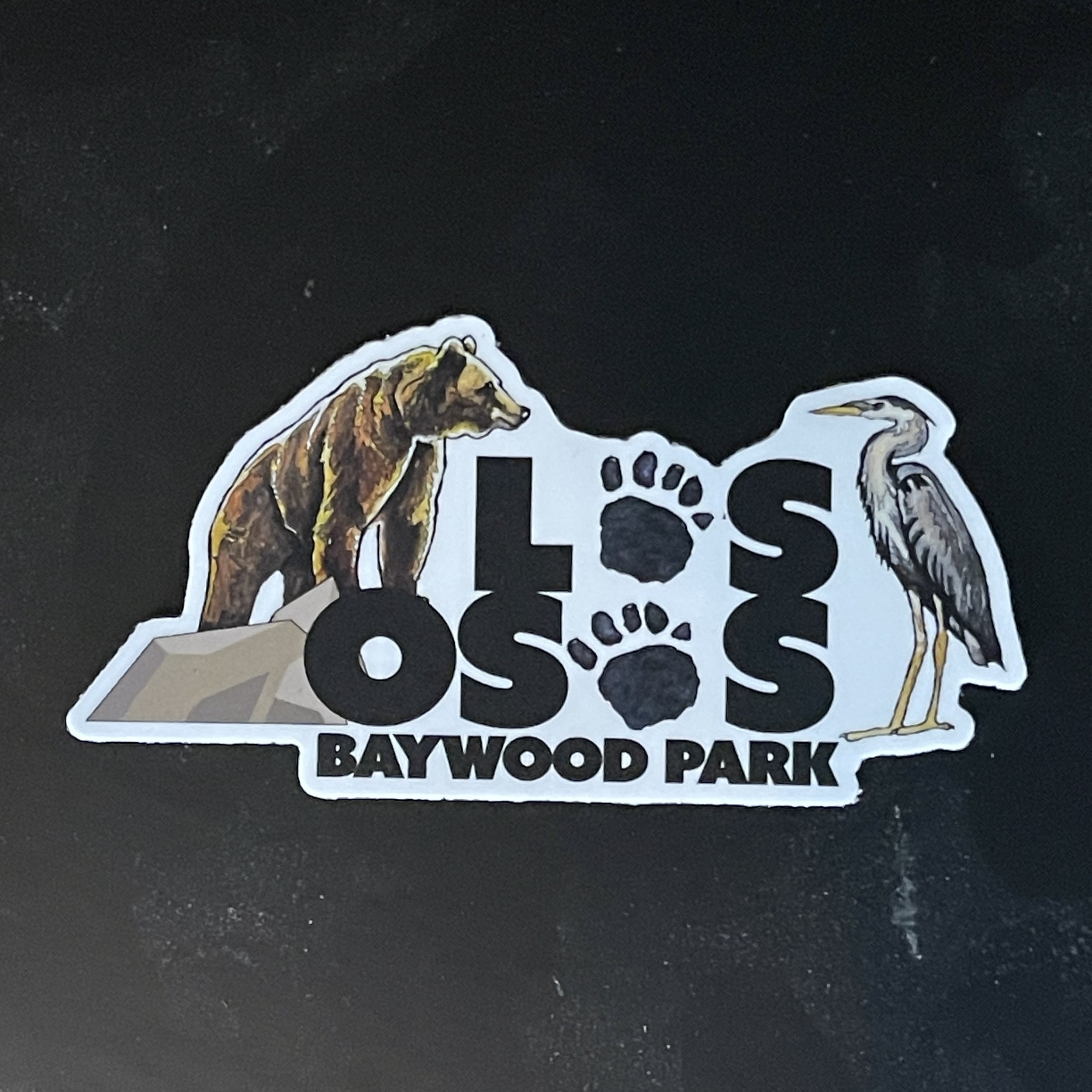 Los Osos Climbing Bear Sticker