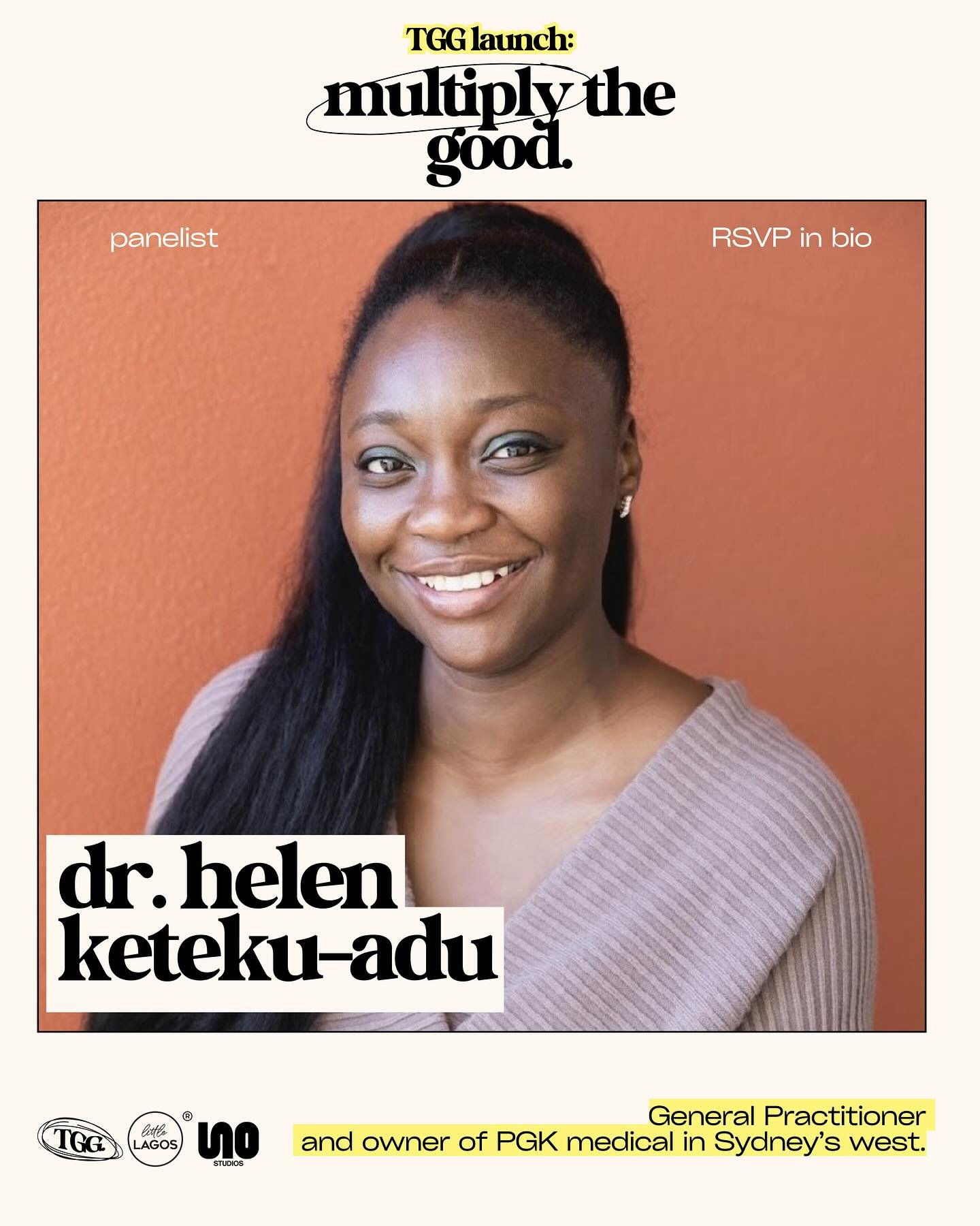 next up, meet Dr. Helen Keteku Adu! ghanaian general practitioner, and owner of GPK medical in sydney&rsquo;s west. 

if you&rsquo;re looking for a new gp, GPK is the place!!! dr. Helen will not let you leave a consultation with her without giving yo