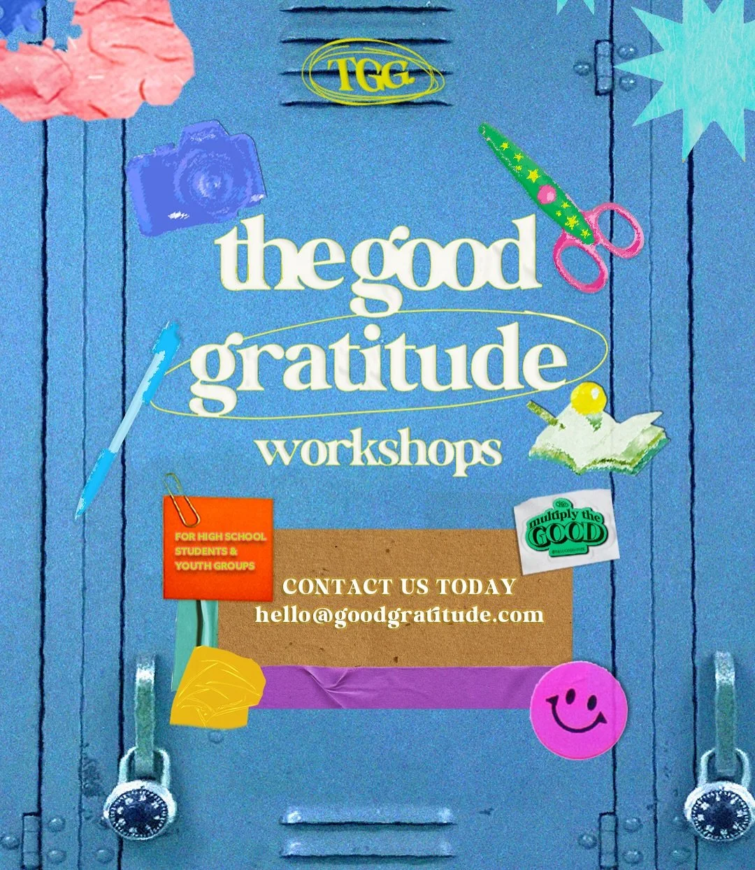 TGG at your school, WYSSS?🔥☄️✂️📌📚

This is of the BEST parts of what we do. Our school/youth group workshops explore the mental, emotional, and physical benefits of practicing gratitude, help young people build emotional resilience, and equip them