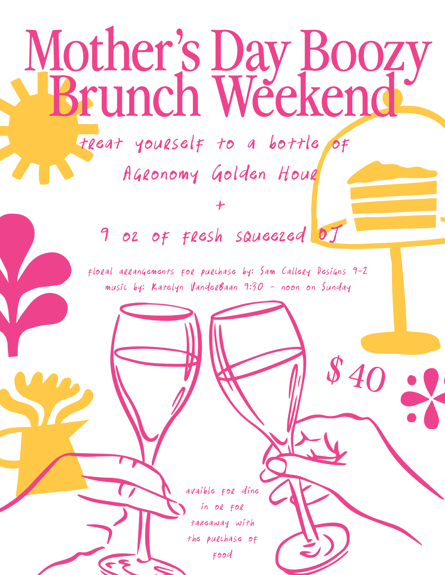 Mother’s Day Weekend at the cafe! 